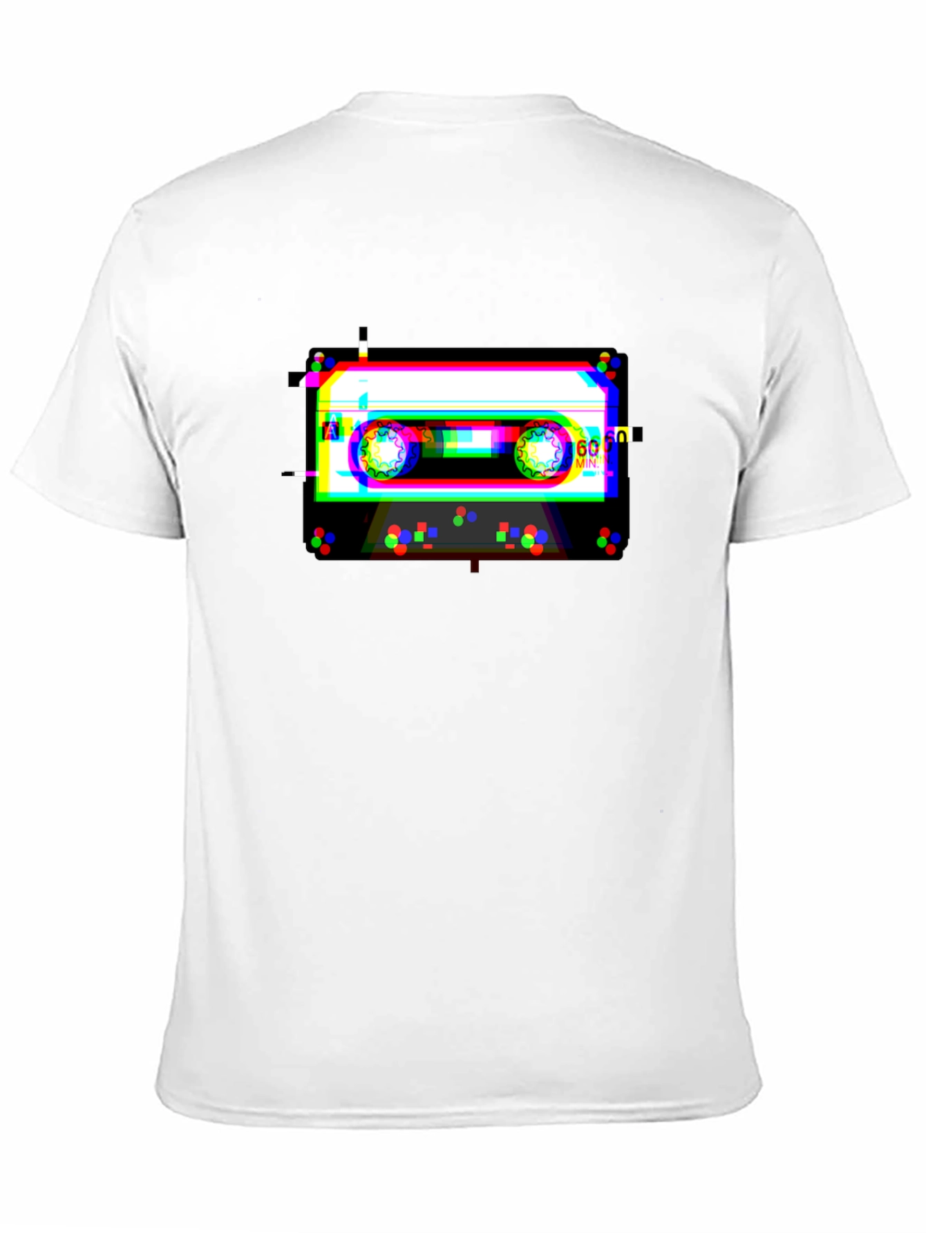 Glitch Cassette Tape T-Shirt - Retro Music Cool