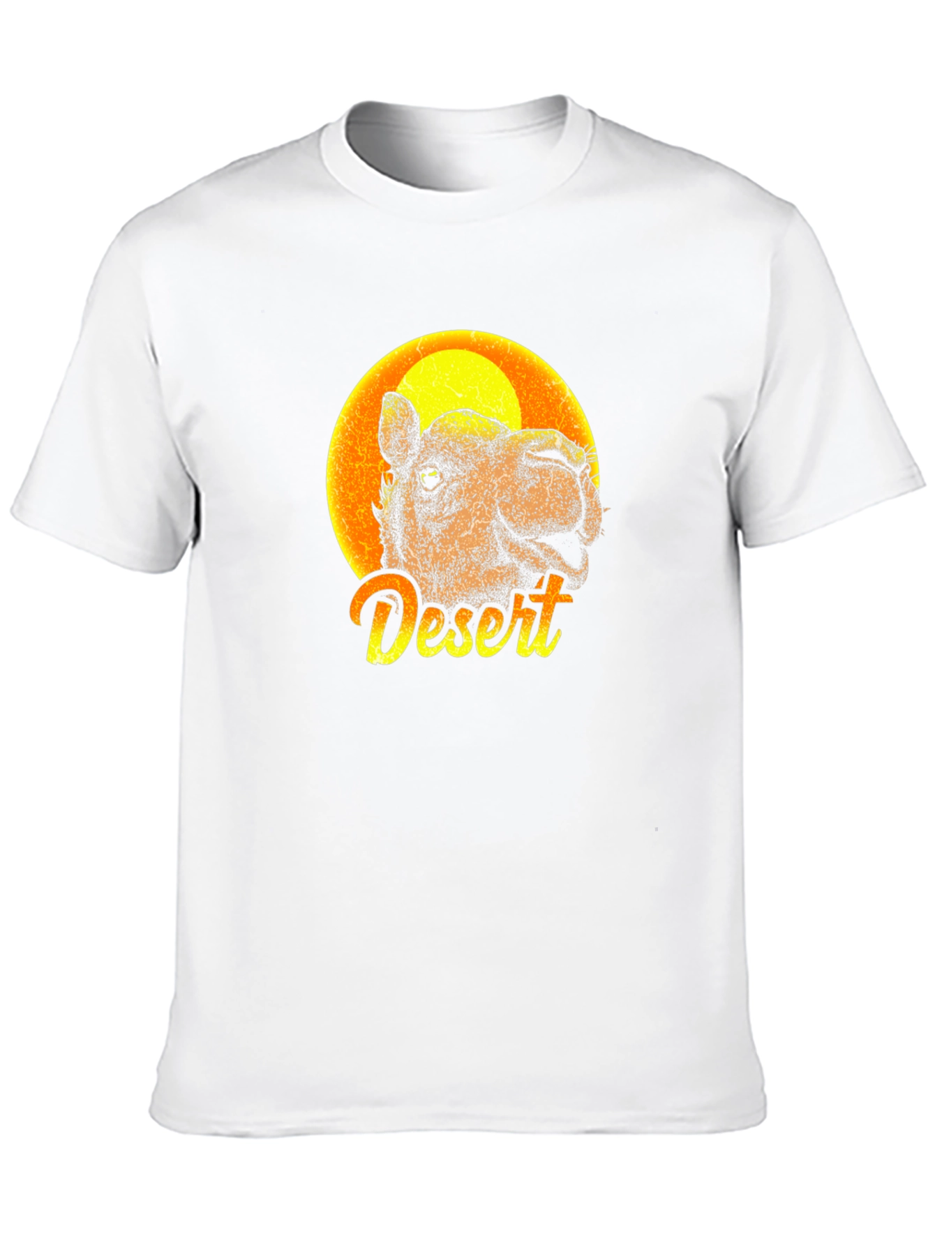 Desert Camel Graphic Tee - Mens Black T-Shirt