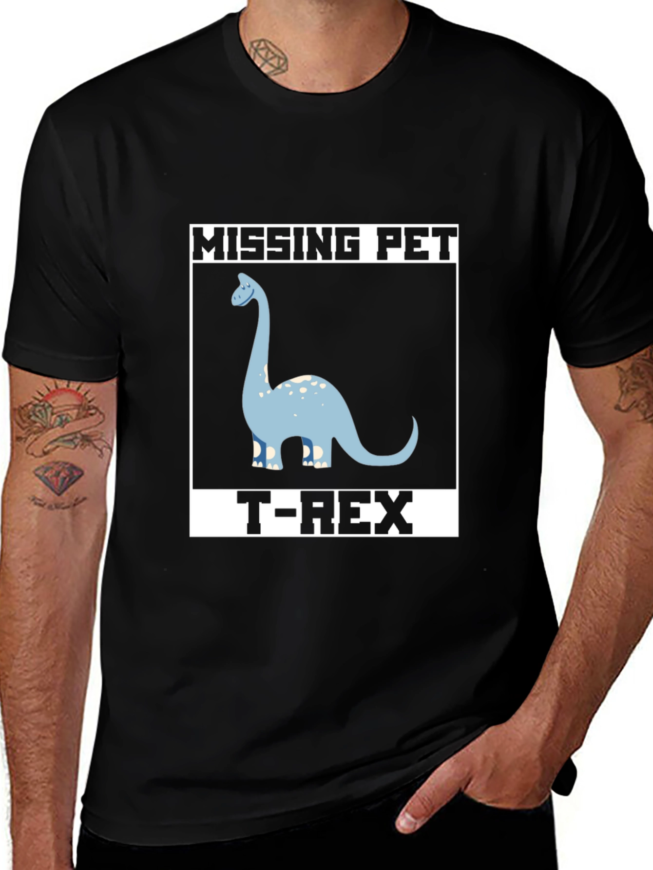 Missing Pet Brontosaurus T-Shirt