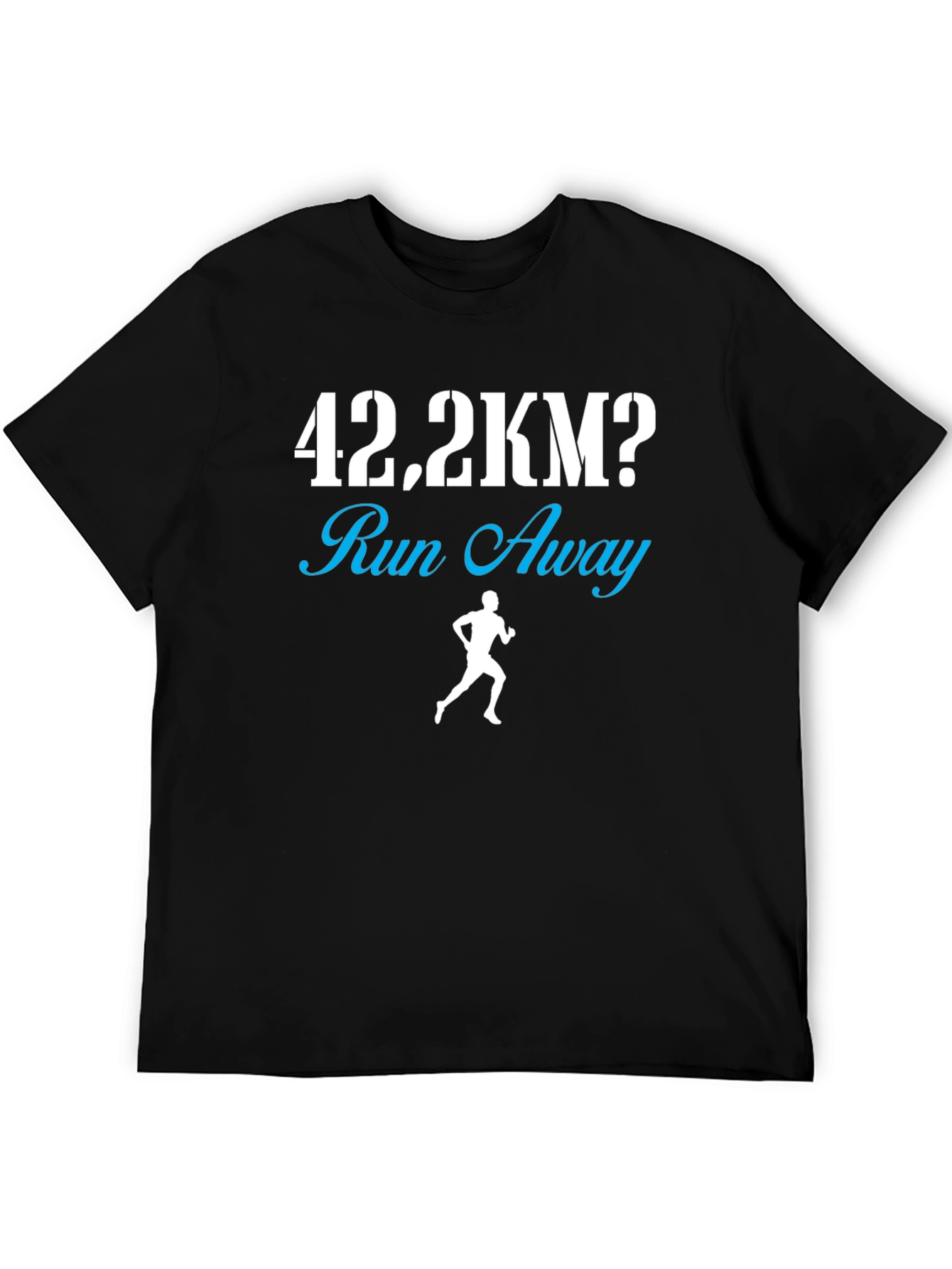 42.2KM Run Away Funny Marathon Runner T-Shirt