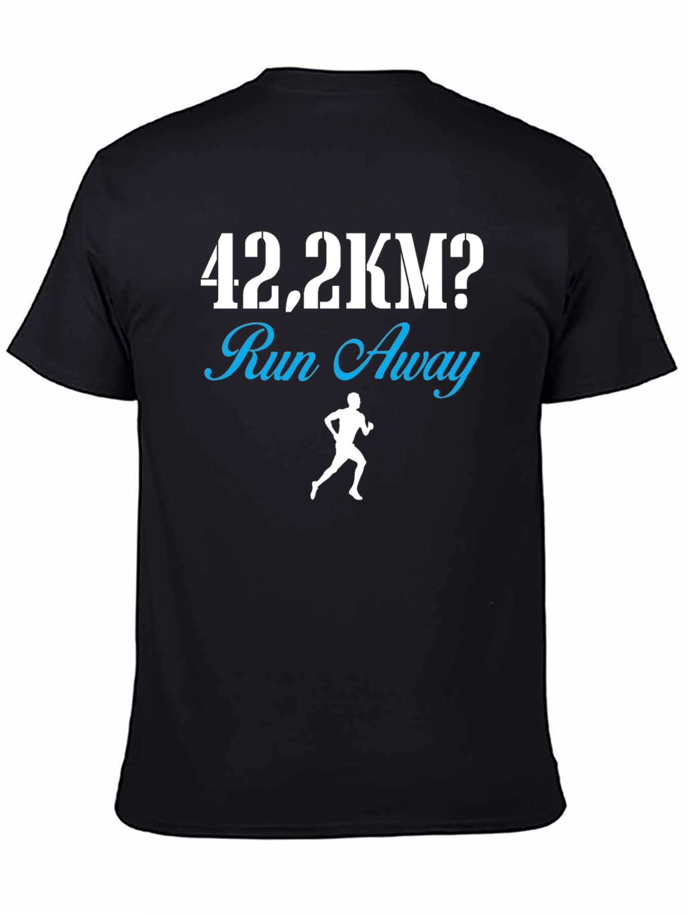 42.2KM Run Away Funny Marathon Runner T-Shirt