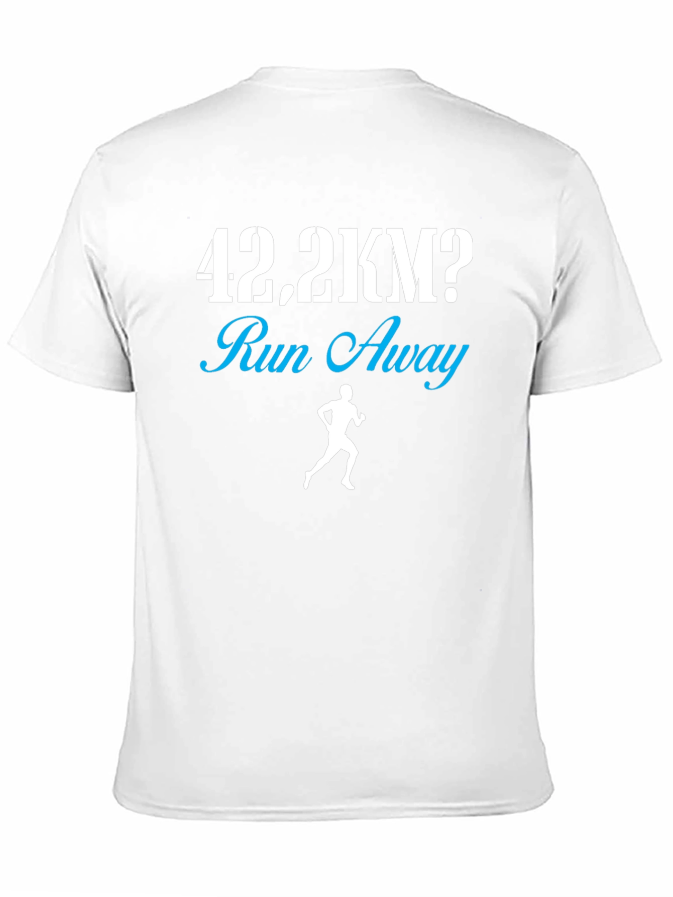42.2KM Run Away Funny Marathon Runner T-Shirt