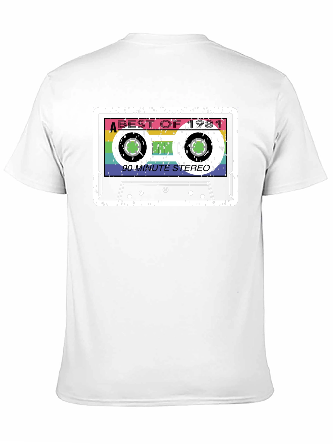 Retro 1981 Cassette Tape Graphic T-Shirt