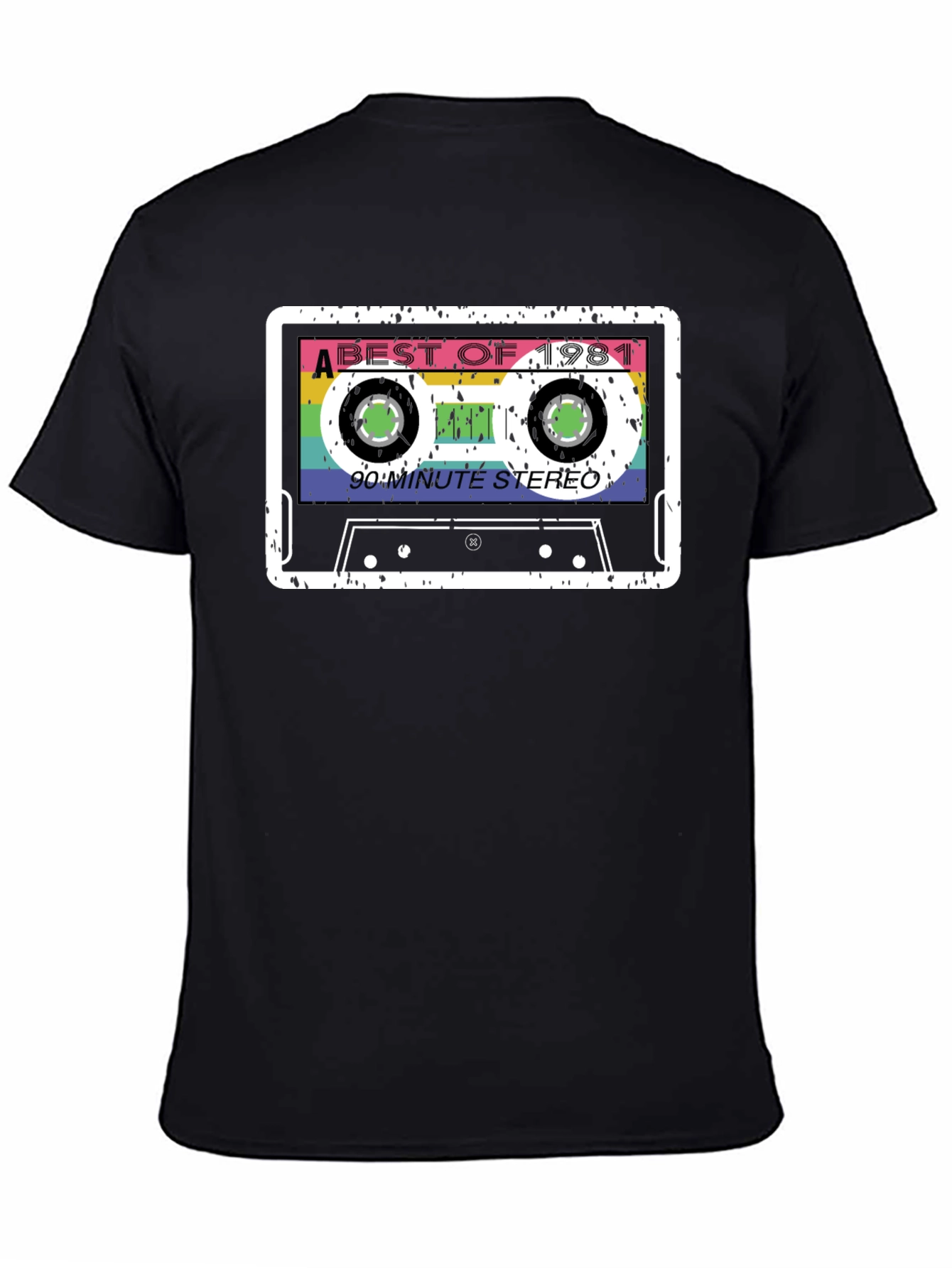 Retro 1981 Cassette Tape Graphic T-Shirt