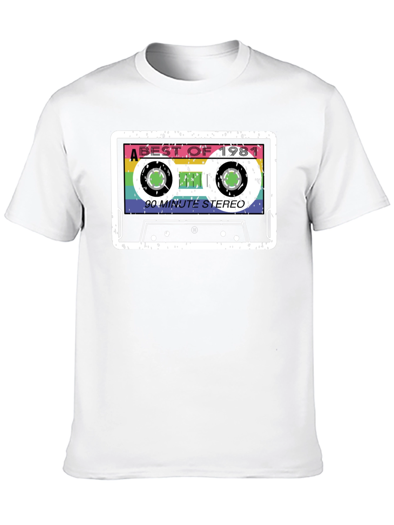 Retro 1981 Cassette Tape Graphic T-Shirt