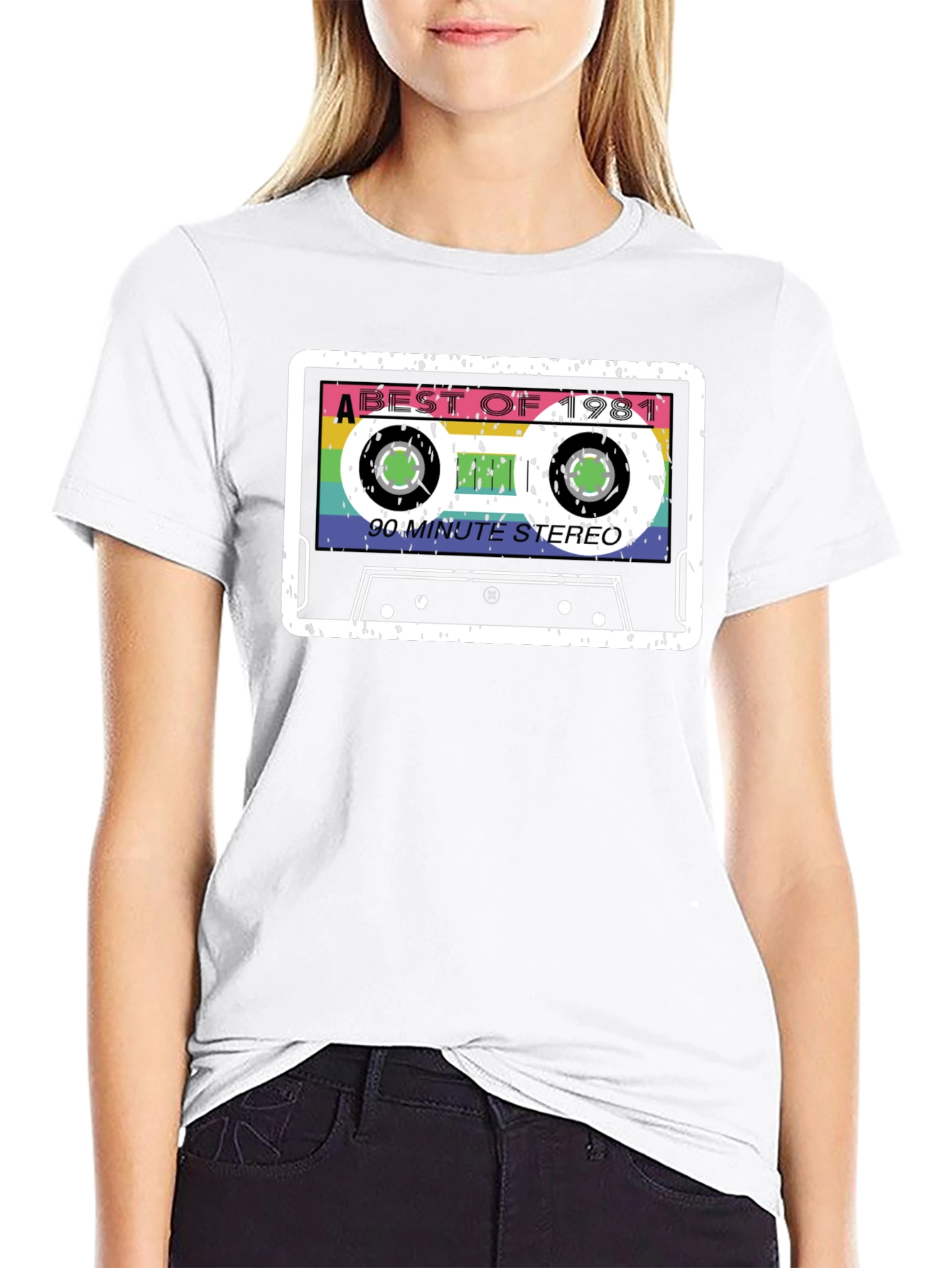 Retro 1981 Cassette Tape Graphic T-Shirt