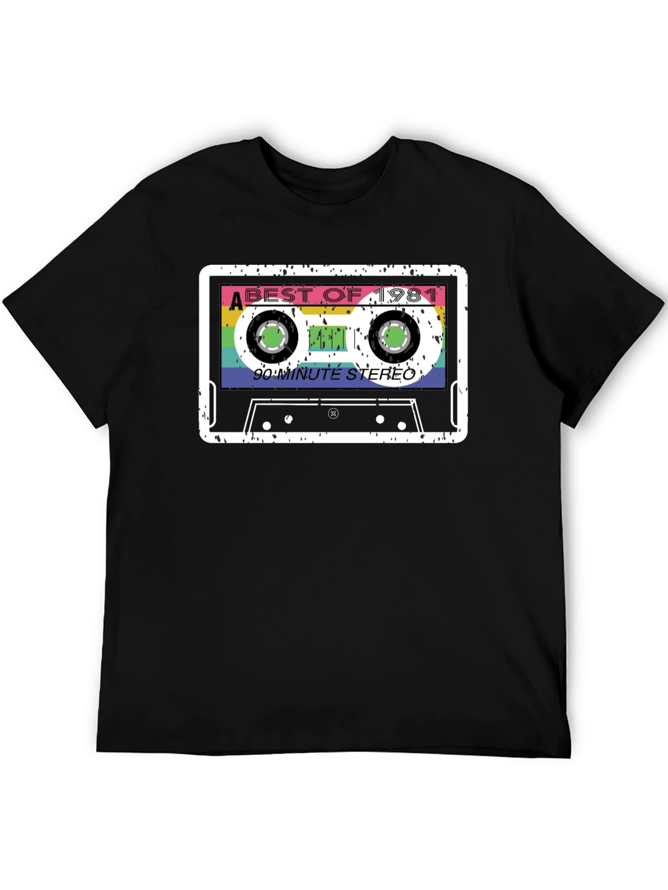 Retro 1981 Cassette Tape Graphic T-Shirt