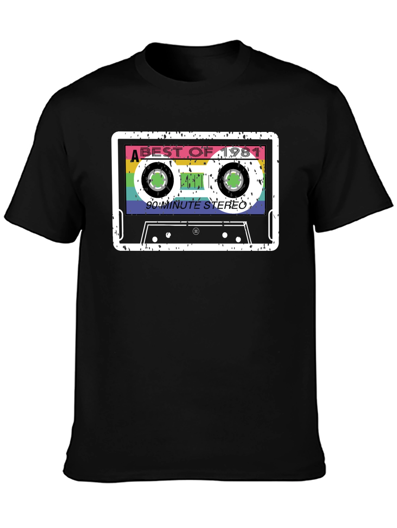 Retro 1981 Cassette Tape Graphic T-Shirt