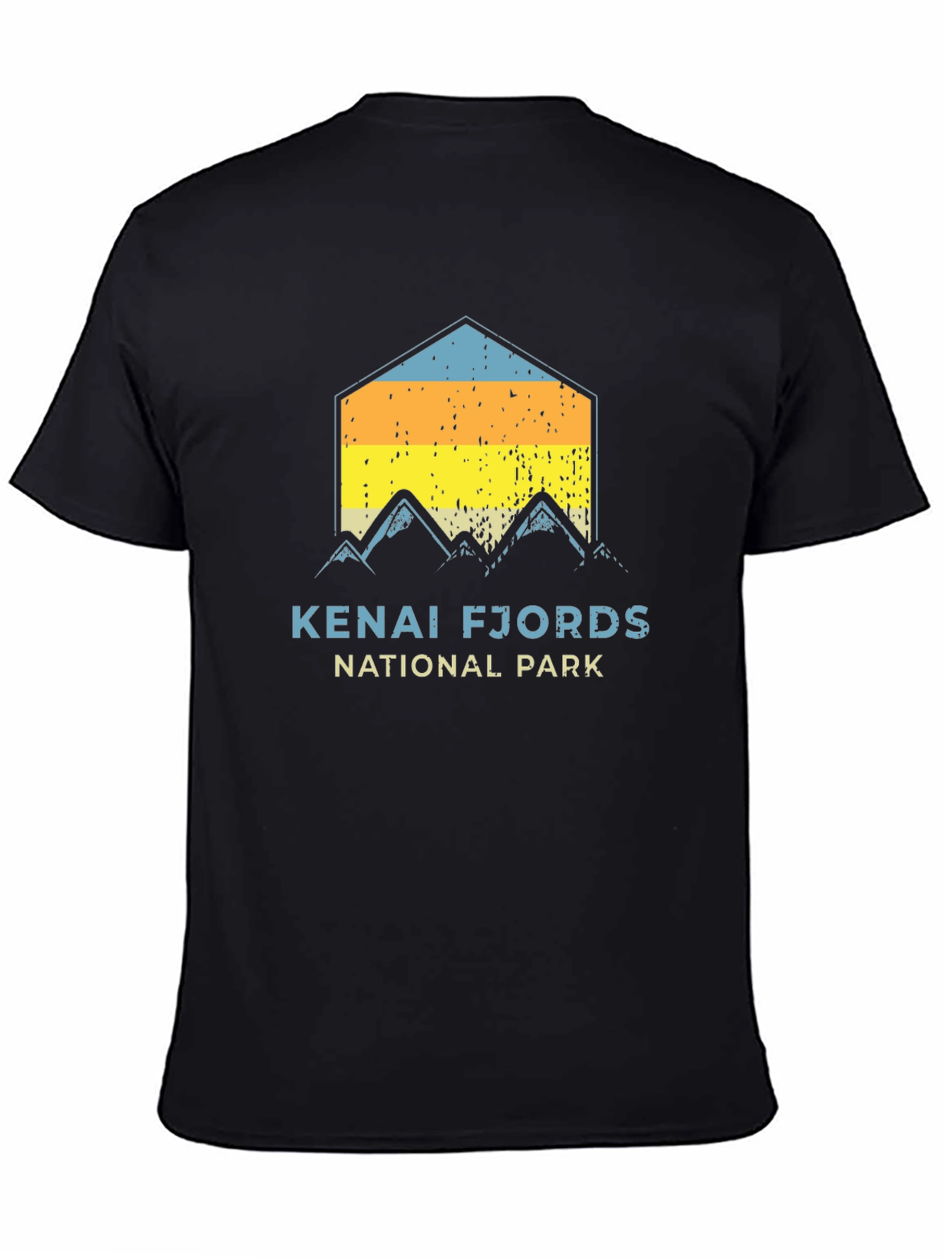 Kenai Fjords National Park Black T-Shirt