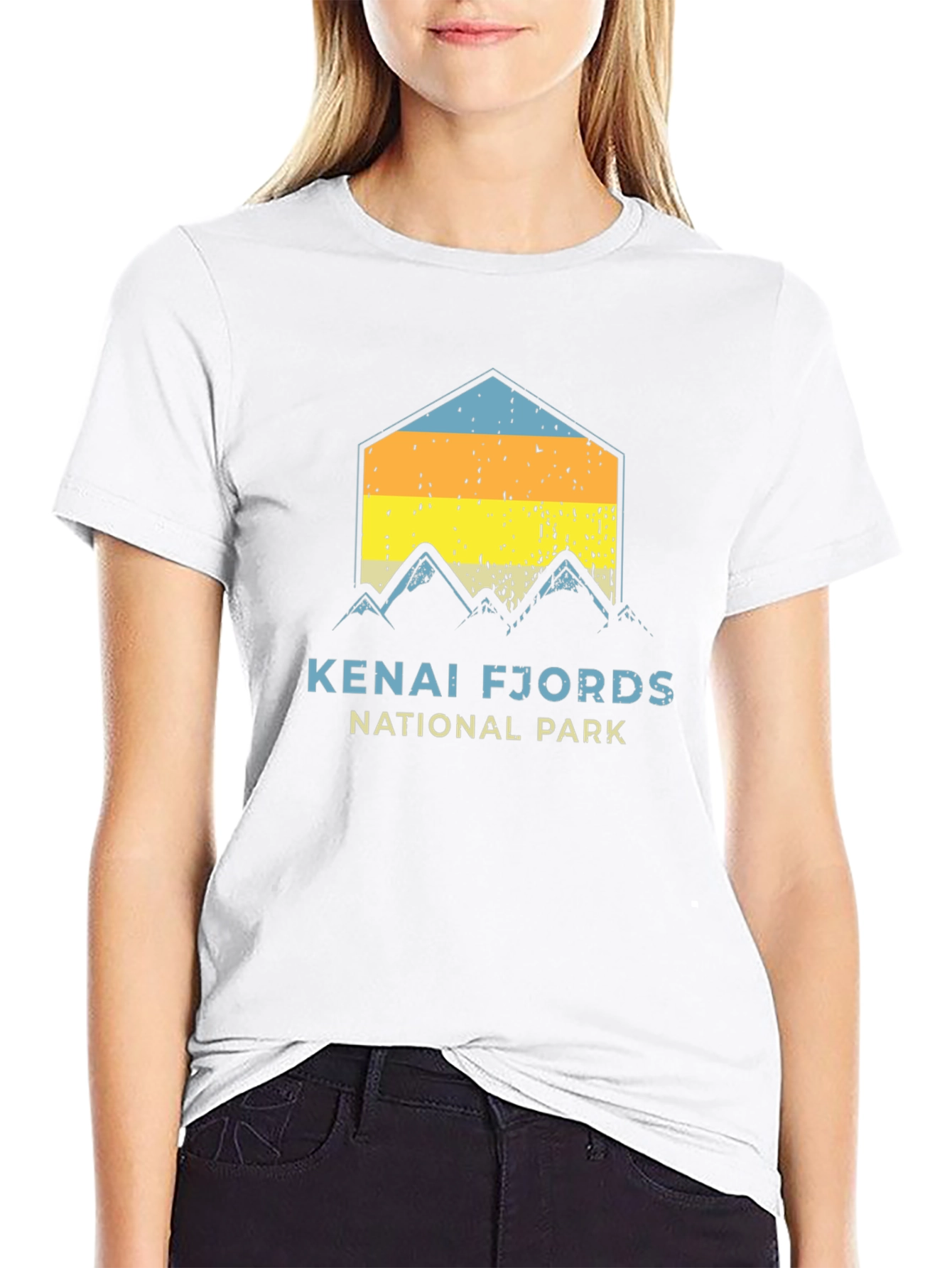 Kenai Fjords National Park Black T-Shirt
