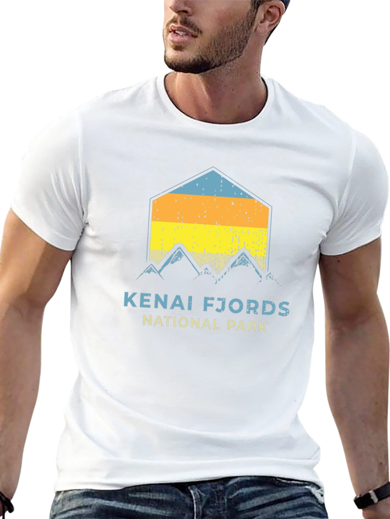 Kenai Fjords National Park Black T-Shirt