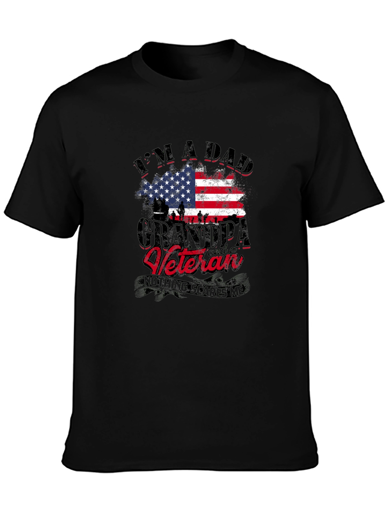 Dad Grandpa Veteran Graphic Tee