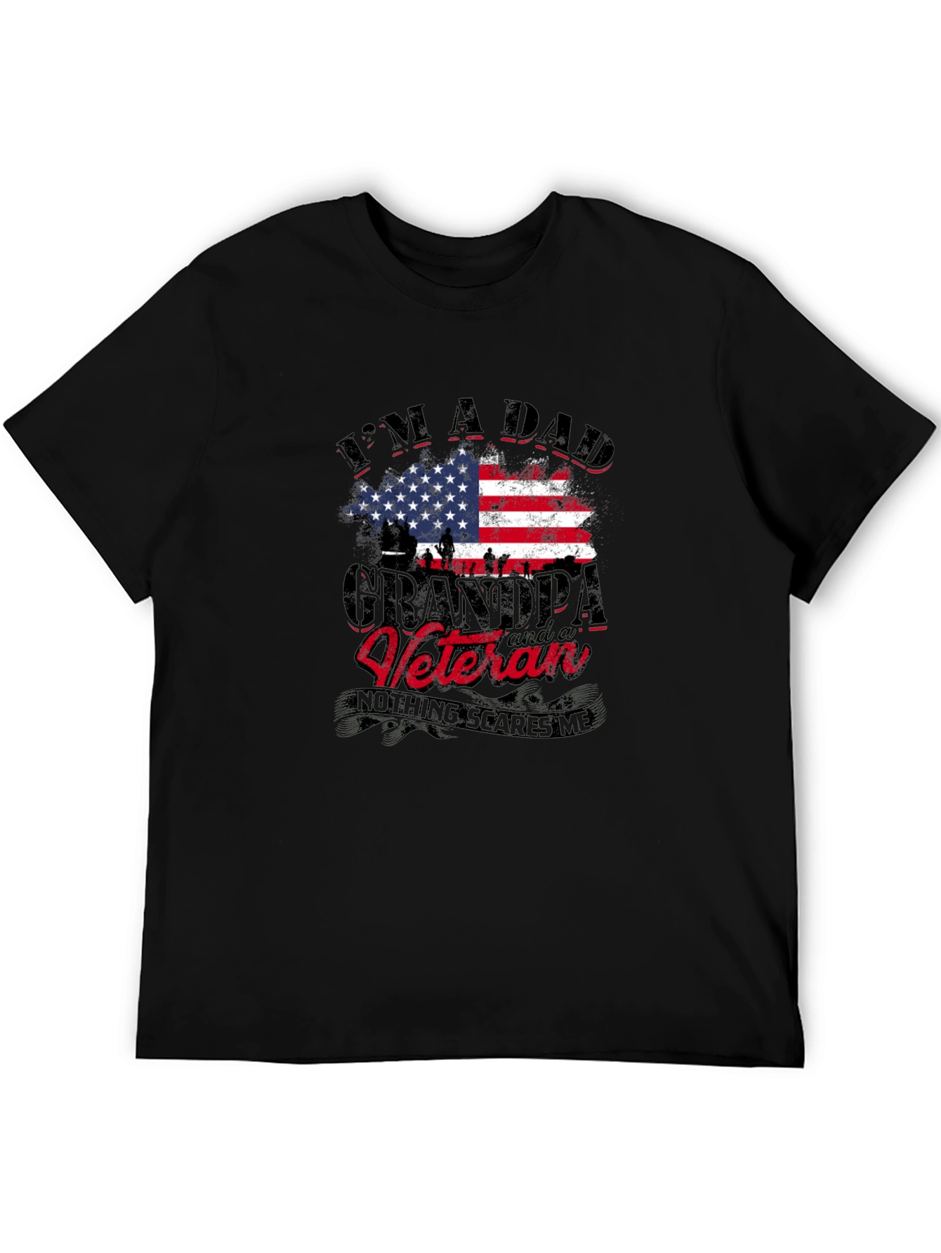 Dad Grandpa Veteran Graphic Tee