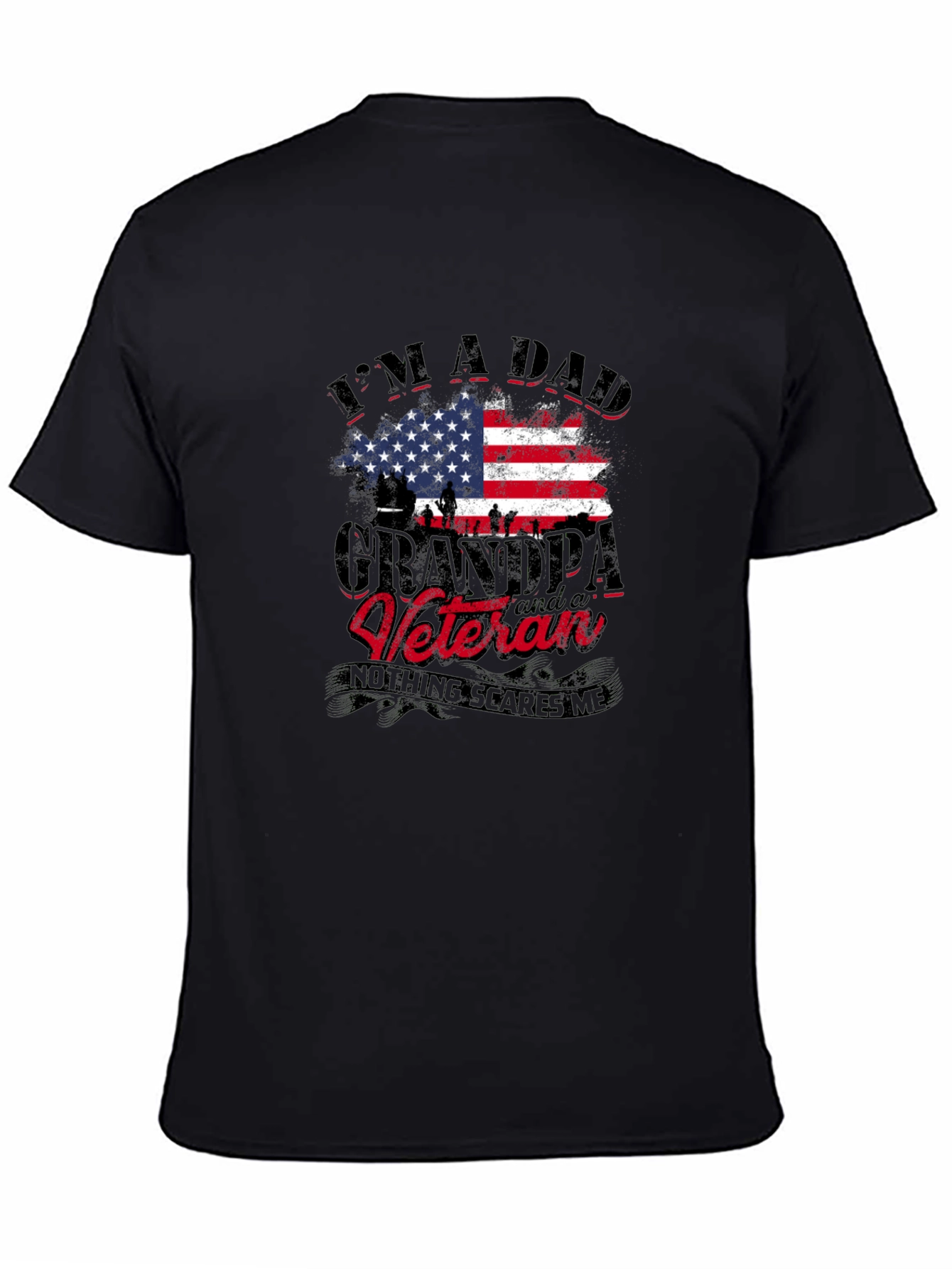 Dad Grandpa Veteran Graphic Tee