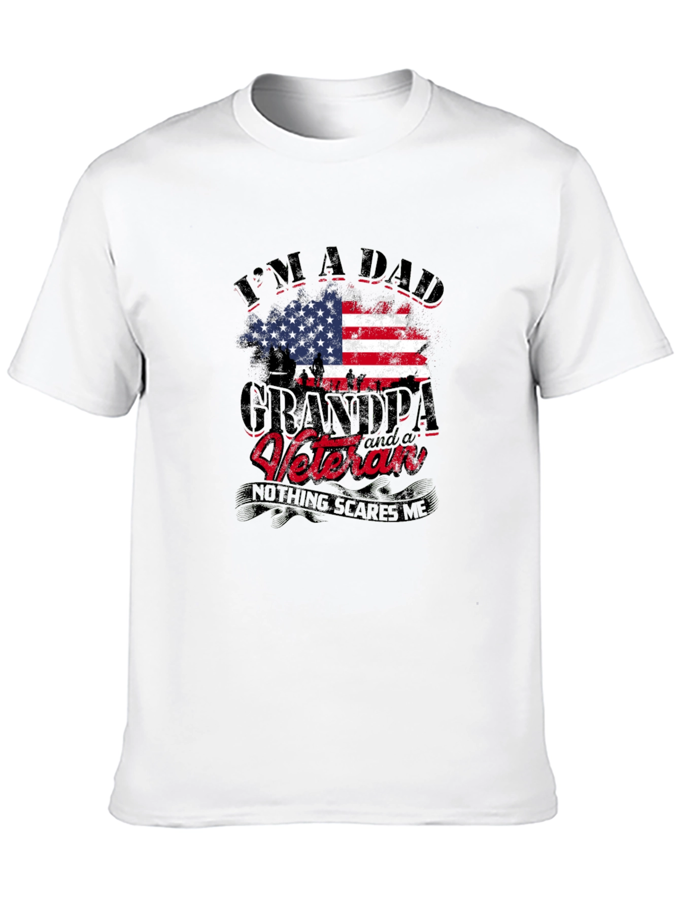 Dad Grandpa Veteran Graphic Tee