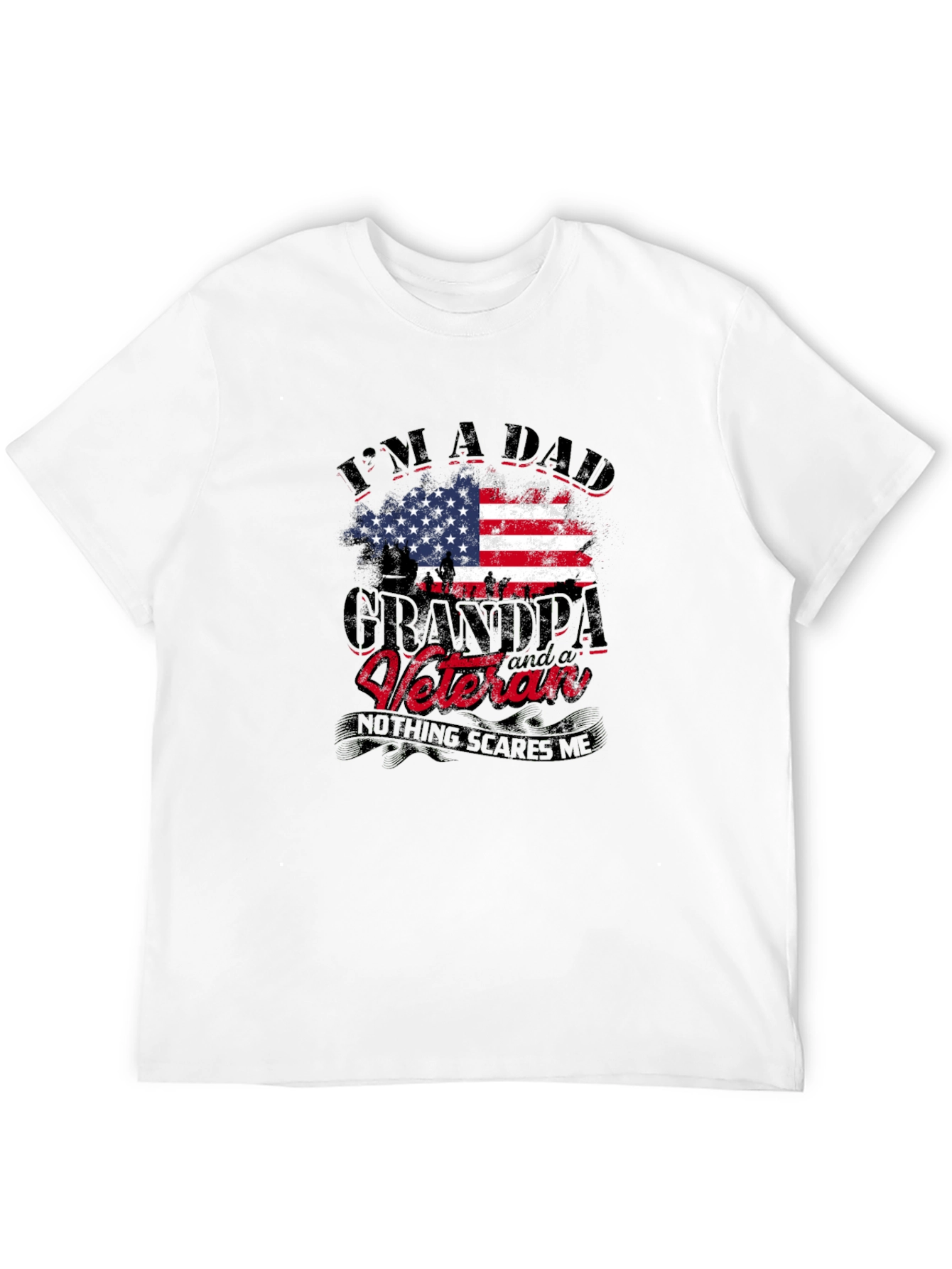 Dad Grandpa Veteran Graphic Tee
