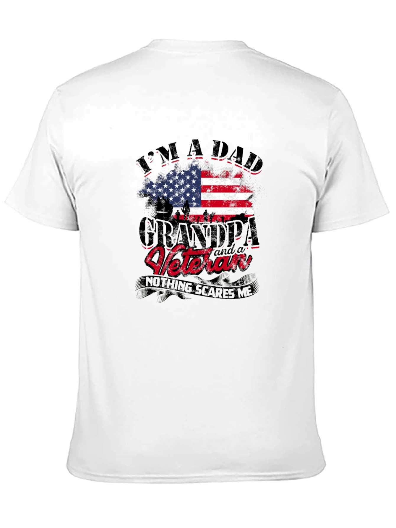 Dad Grandpa Veteran Graphic Tee