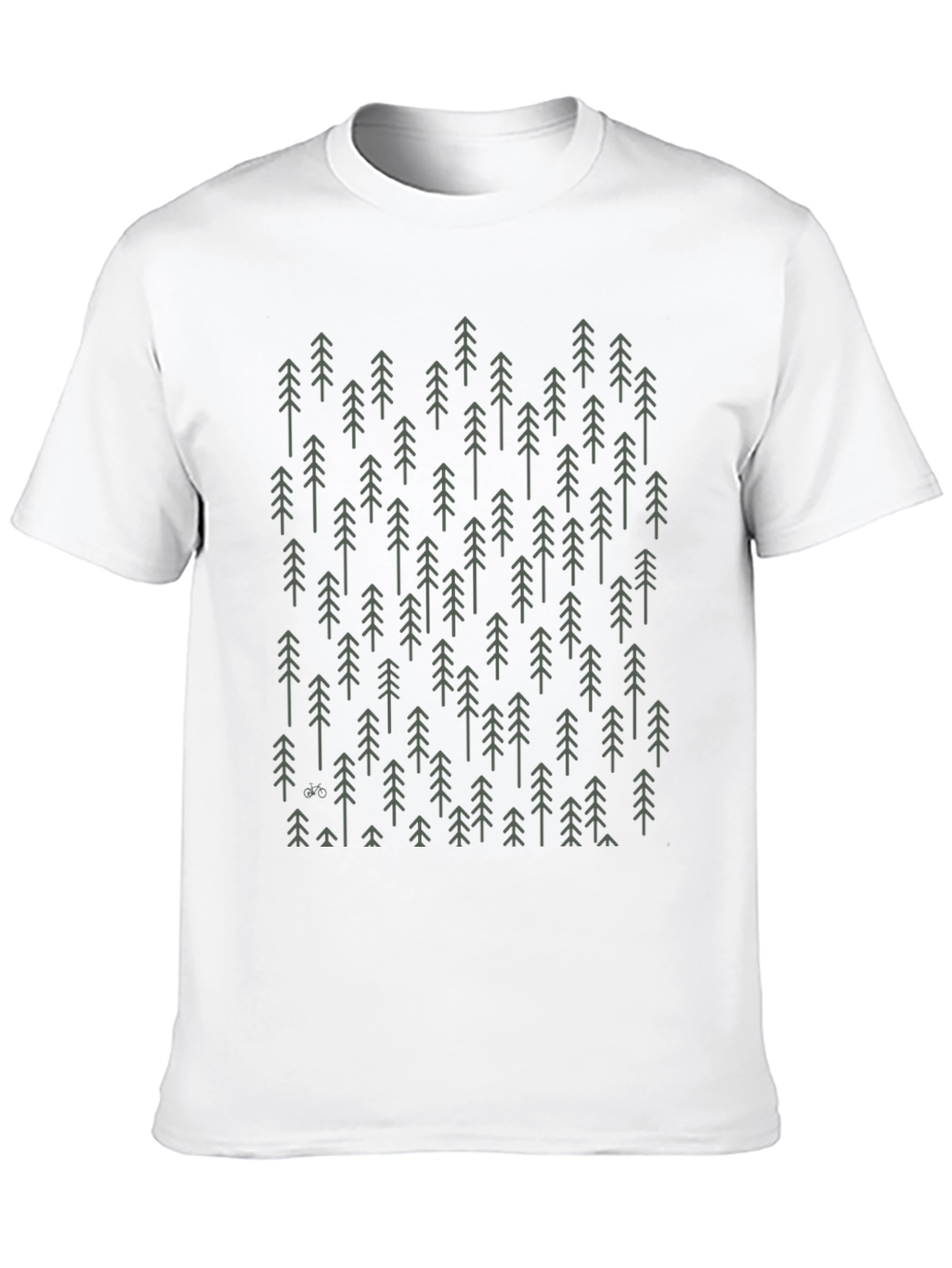 Modern Forest Graphic Tee - Black