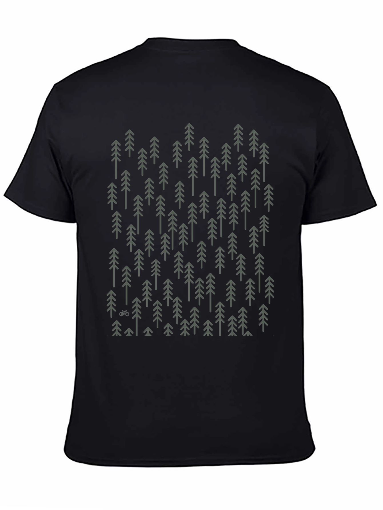 Modern Forest Graphic Tee - Black