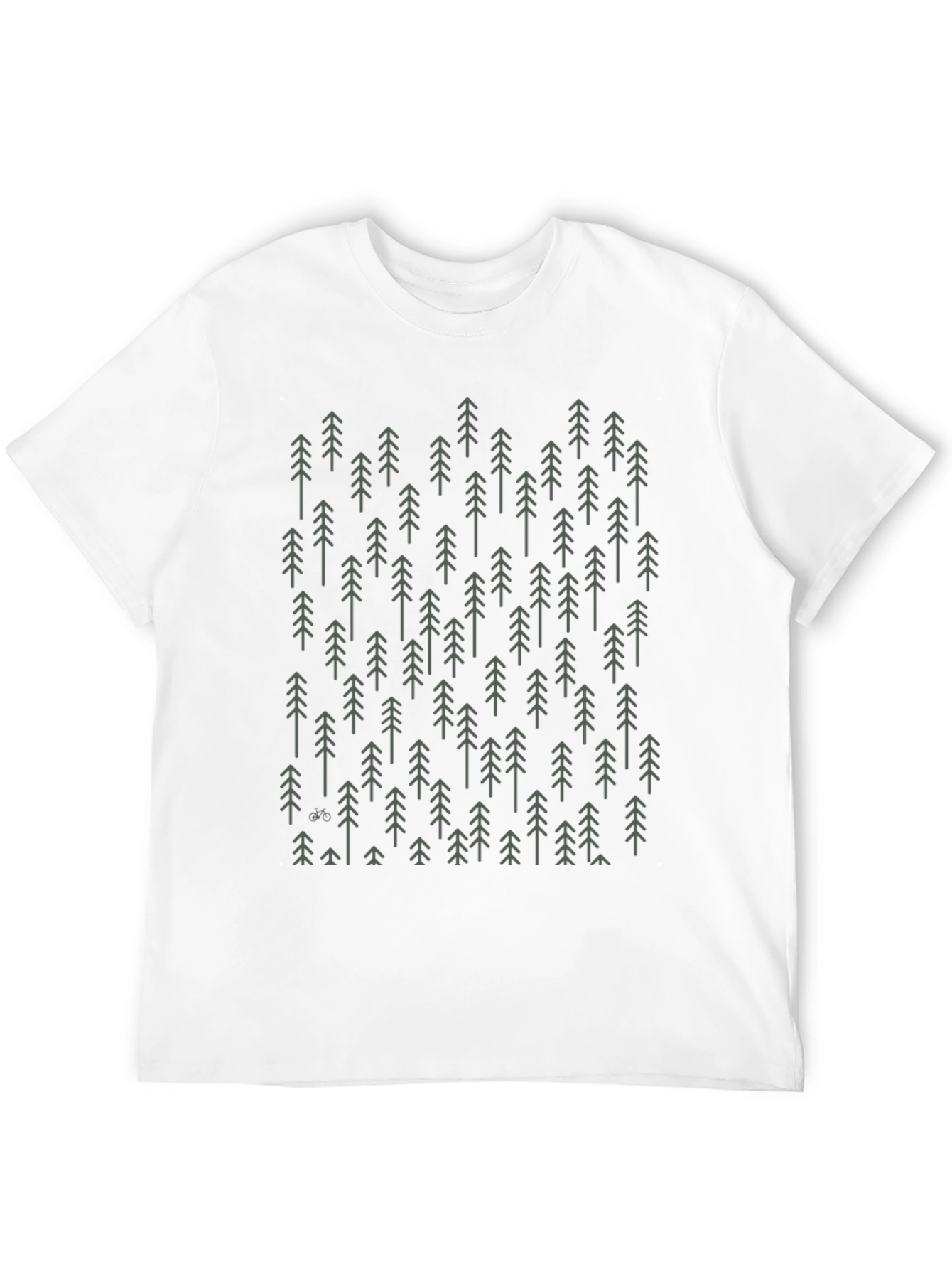 Modern Forest Graphic Tee - Black