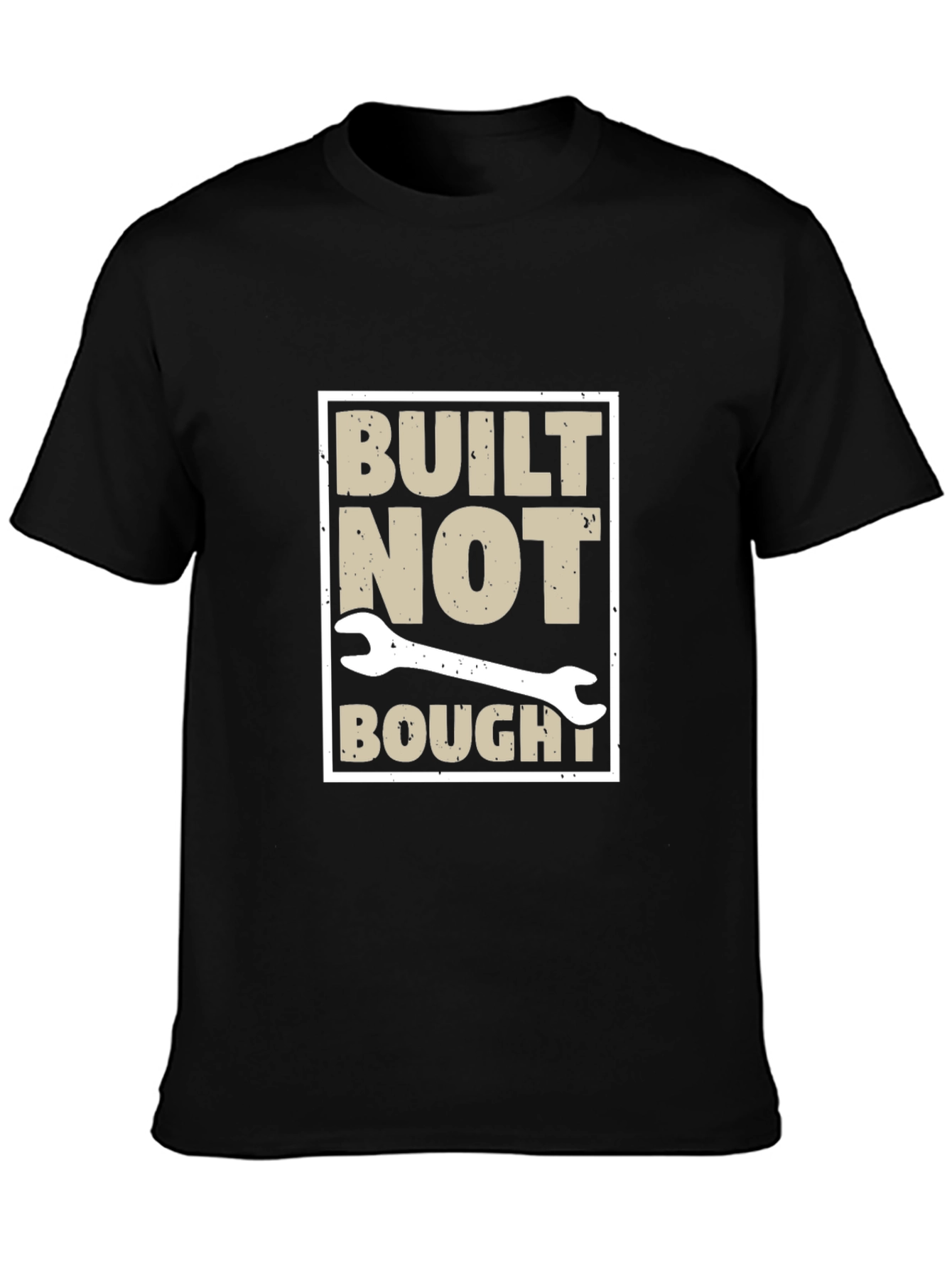 Built Not Bought Graphic Tee - DIY Mechanic Shirt