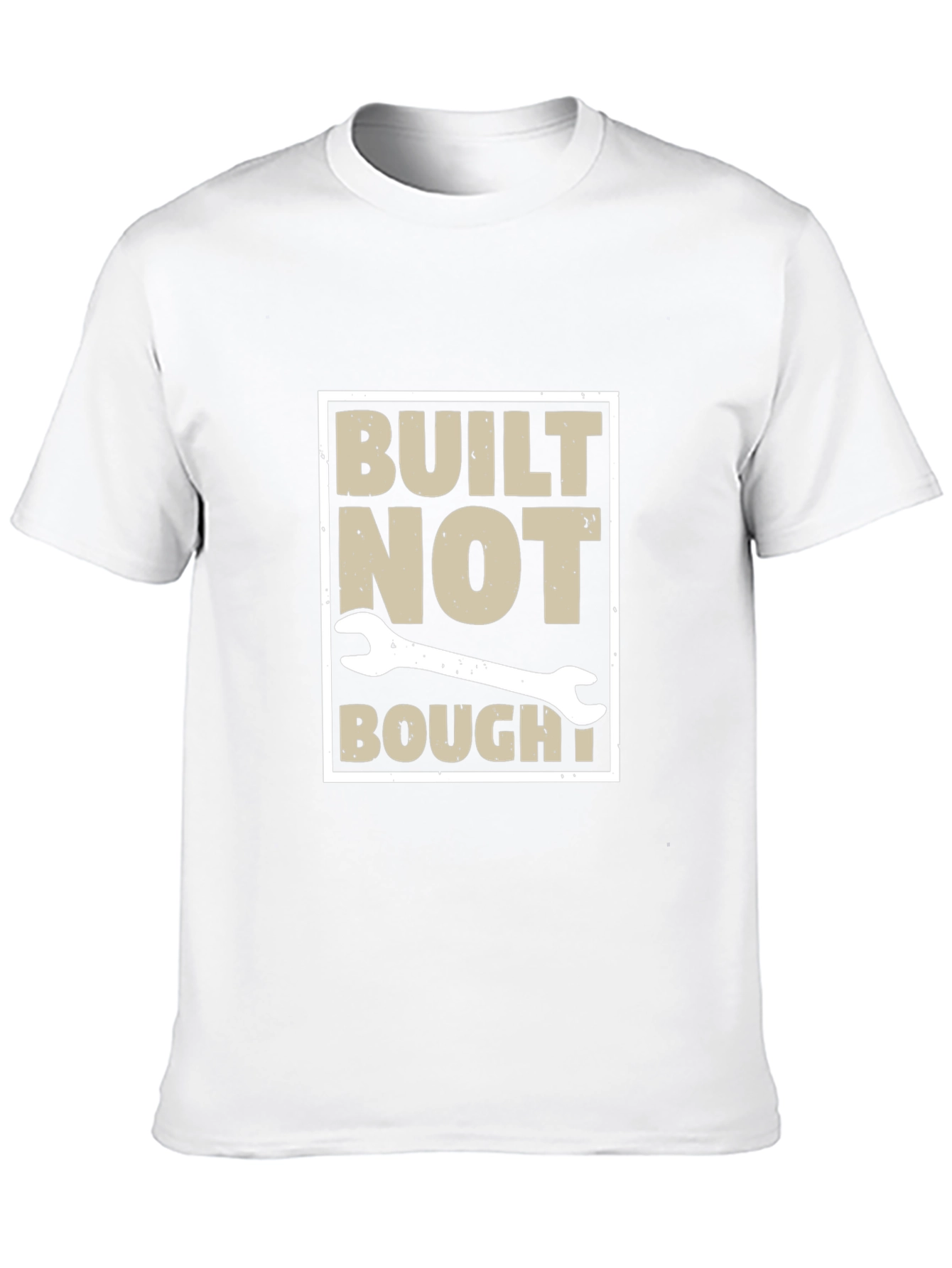 Built Not Bought Graphic Tee - DIY Mechanic Shirt