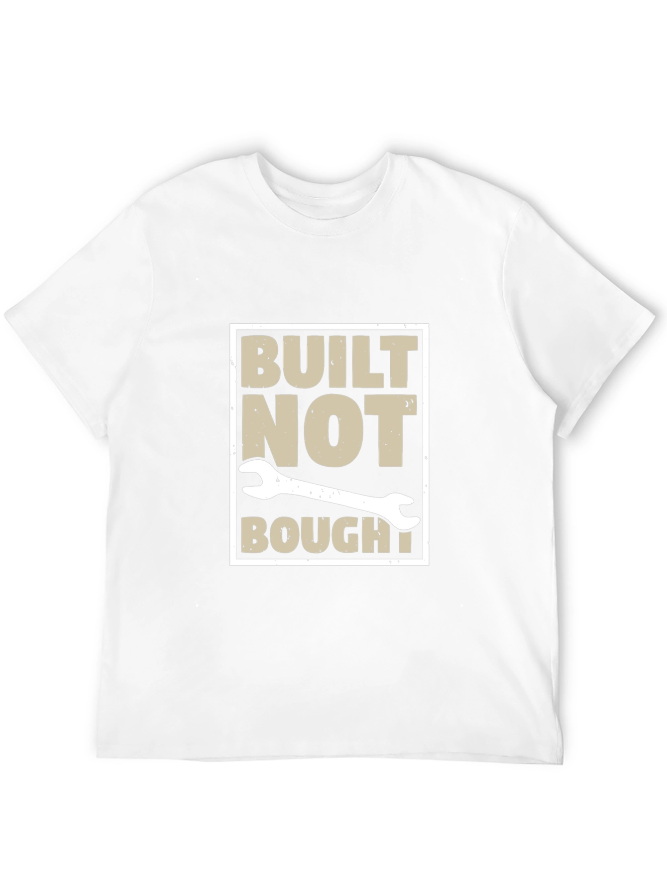 Built Not Bought Graphic Tee - DIY Mechanic Shirt