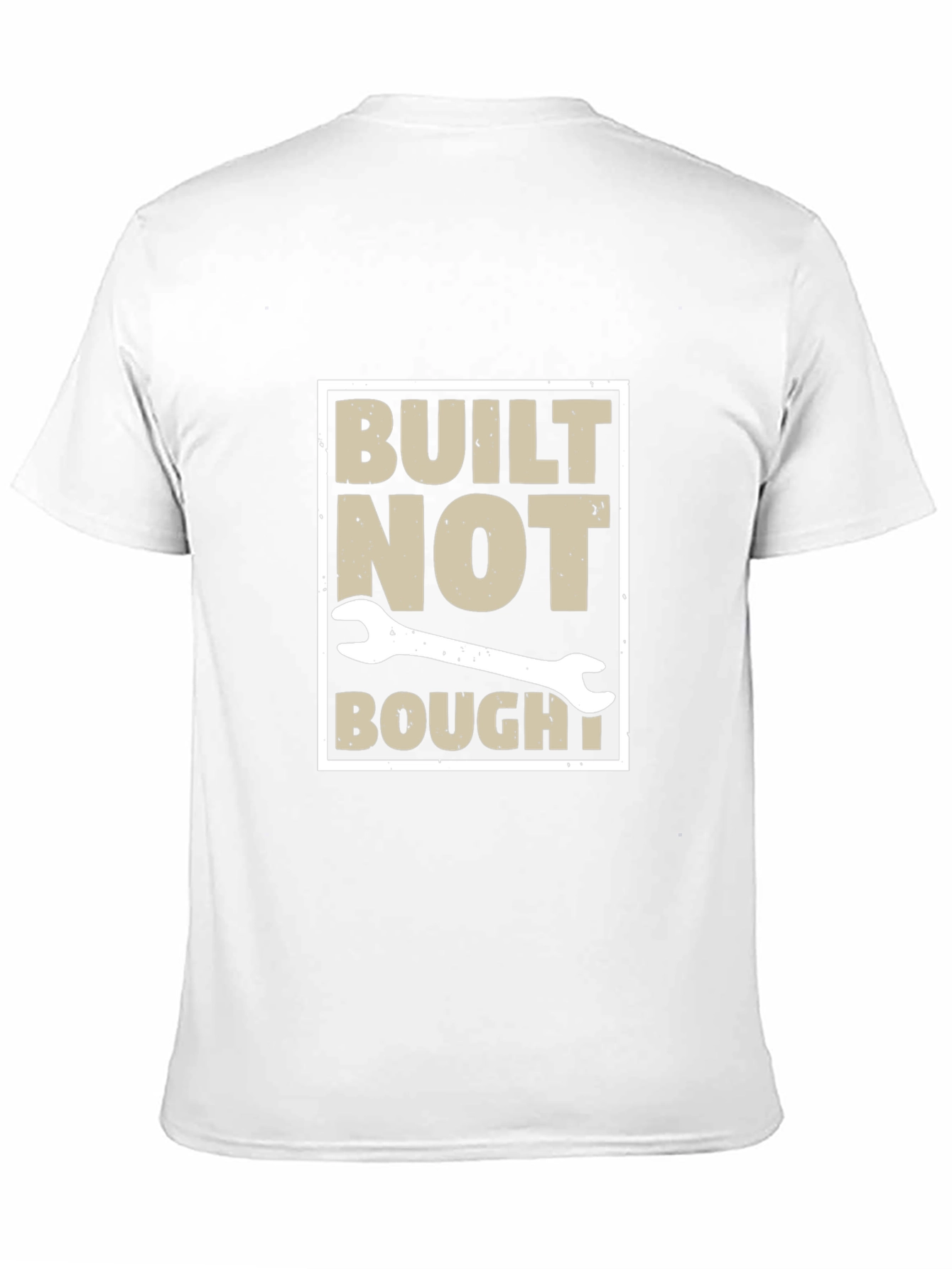 Built Not Bought Graphic Tee - DIY Mechanic Shirt