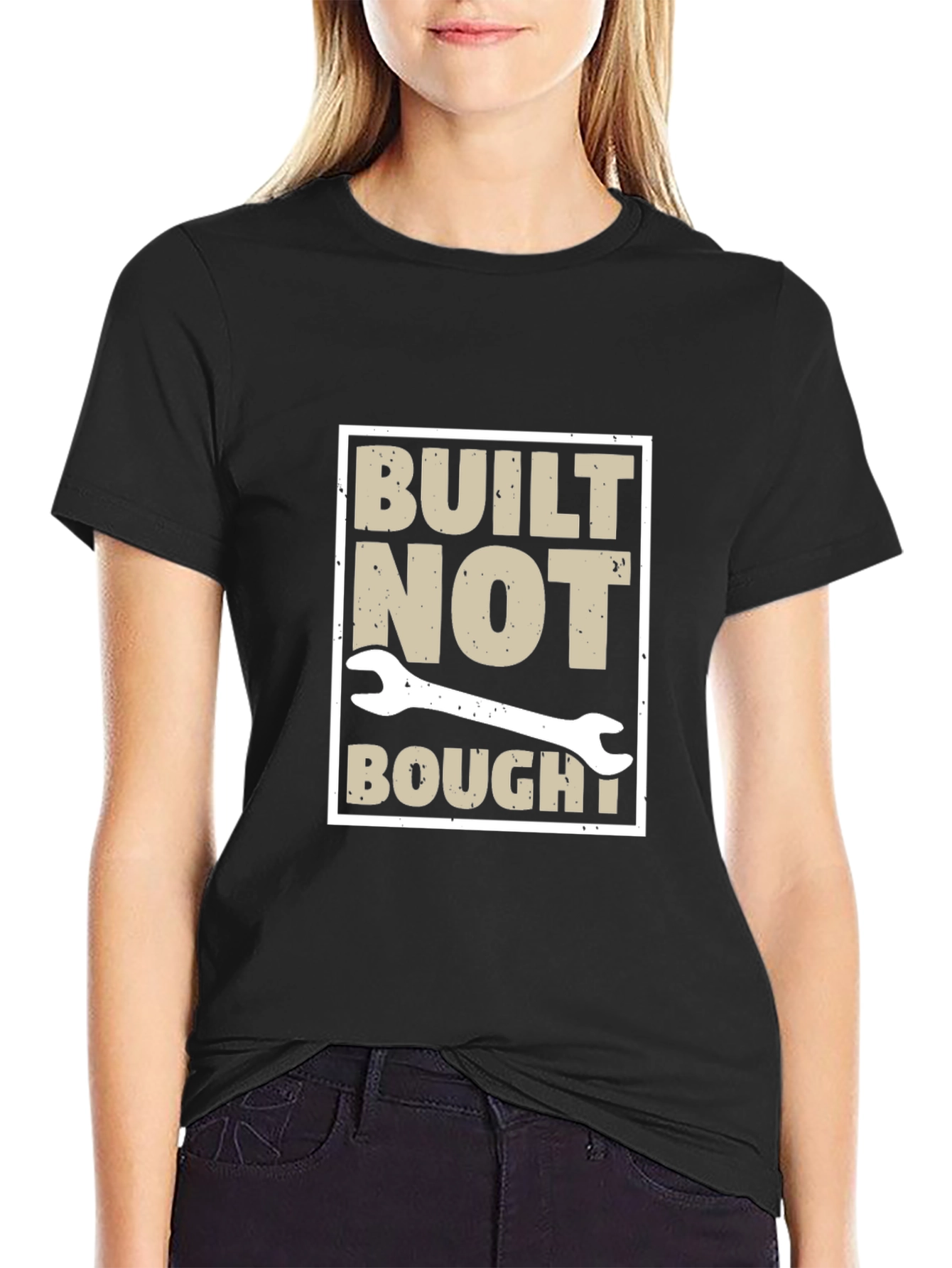 Built Not Bought Graphic Tee - DIY Mechanic Shirt