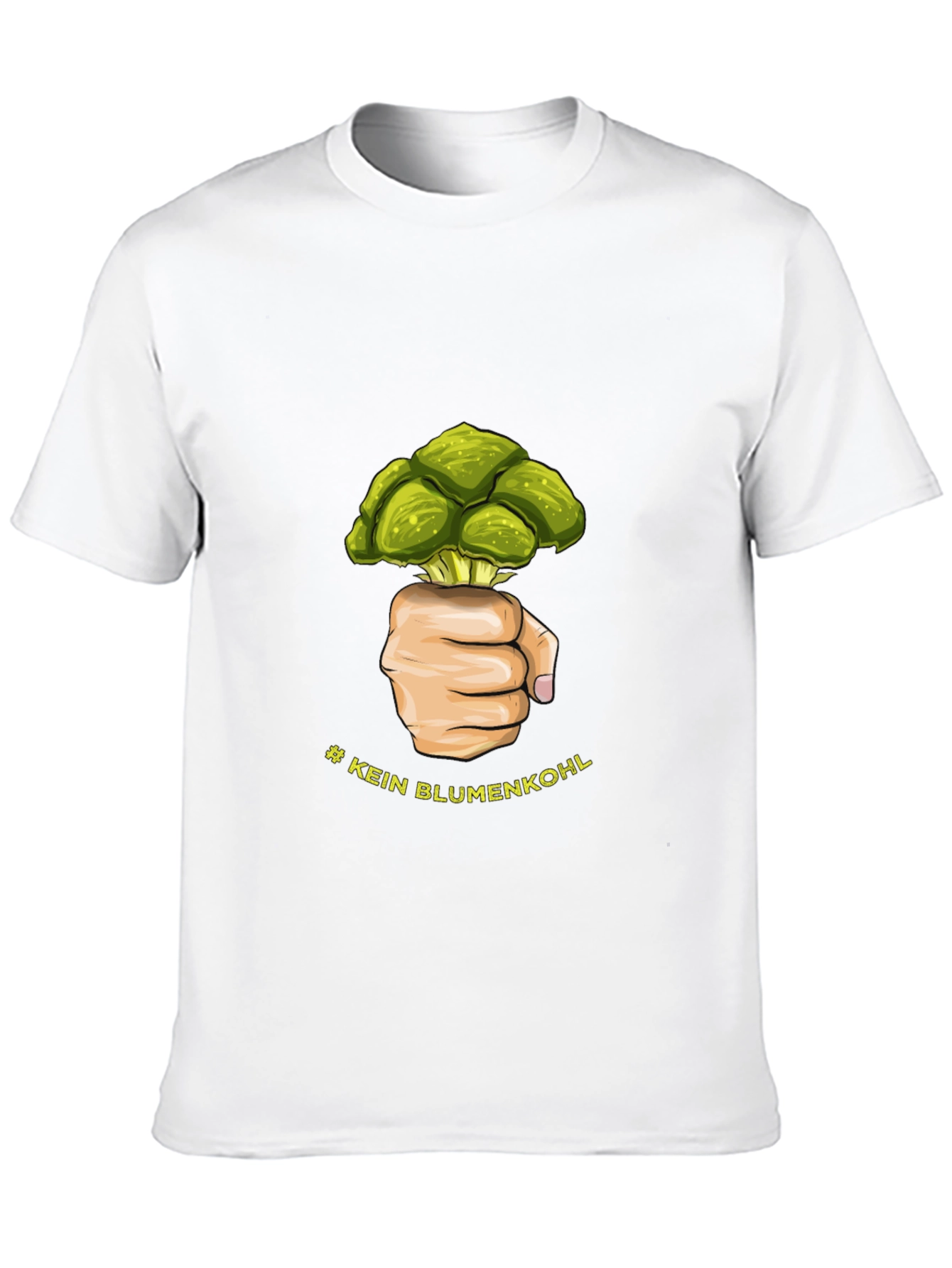 No Cauliflower T-Shirt - Graphic Tee Vegan Gift