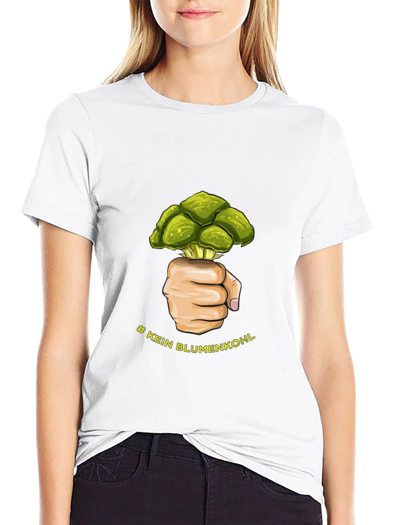 No Cauliflower T-Shirt - Graphic Tee Vegan Gift