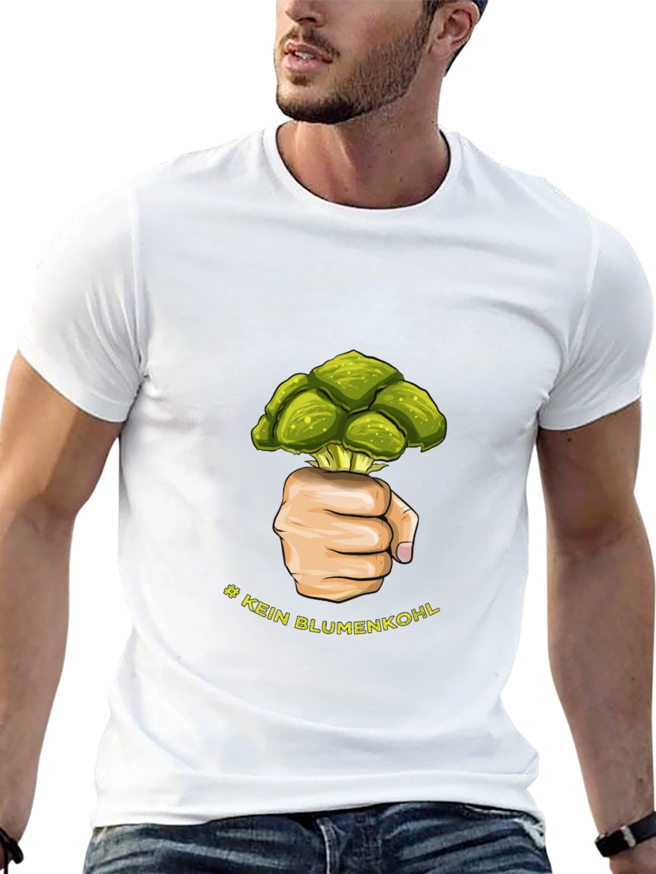 No Cauliflower T-Shirt - Graphic Tee Vegan Gift