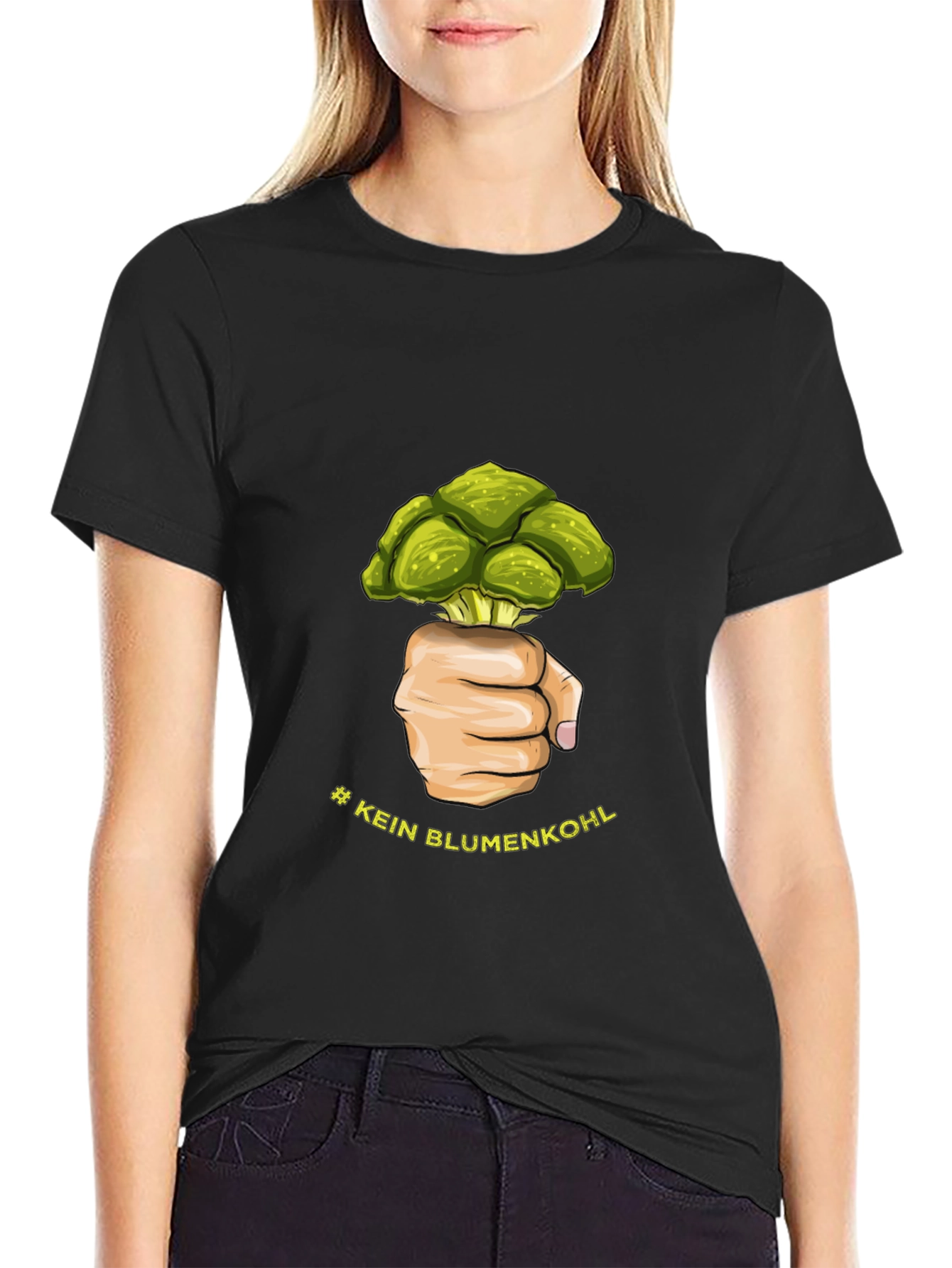 No Cauliflower T-Shirt - Graphic Tee Vegan Gift