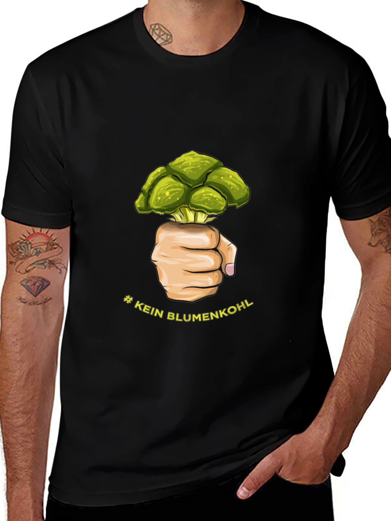 No Cauliflower T-Shirt - Graphic Tee Vegan Gift