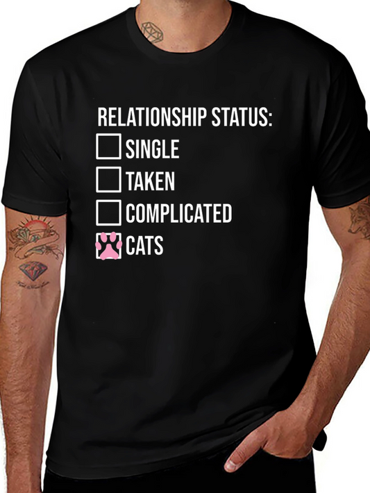 Relationship Status: Cats T-Shirt