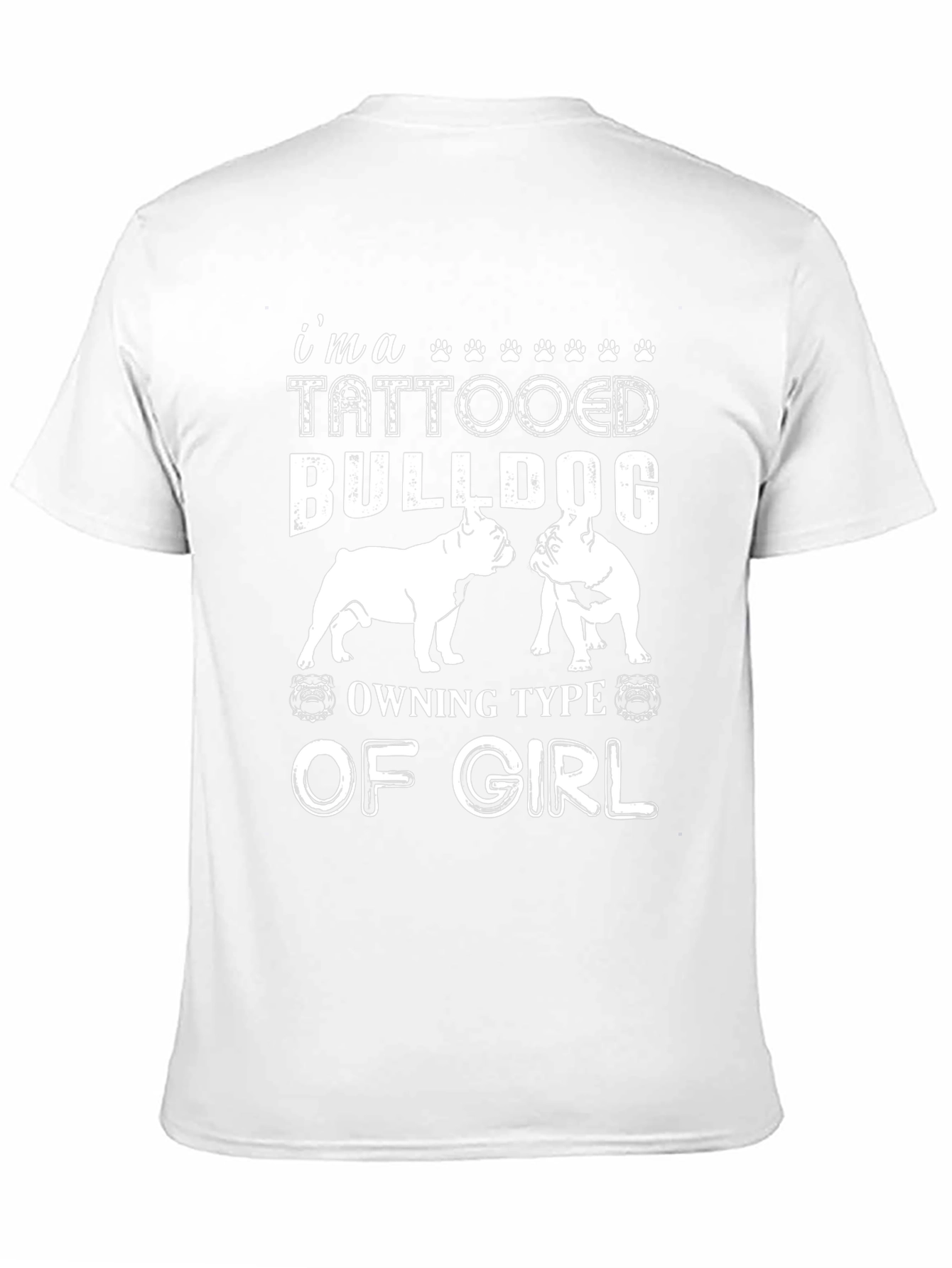 Tattooed Bulldog Girl T-Shirt