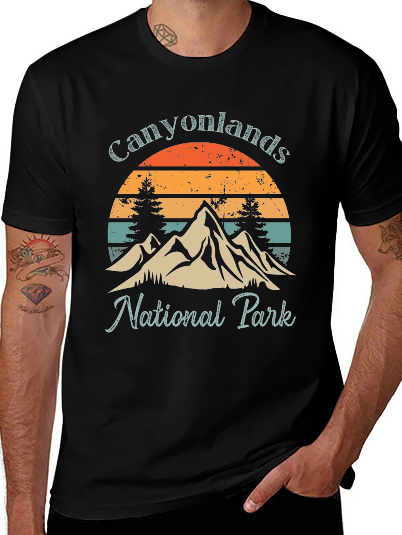 Canyonlands National Park Retro Graphic Tee
