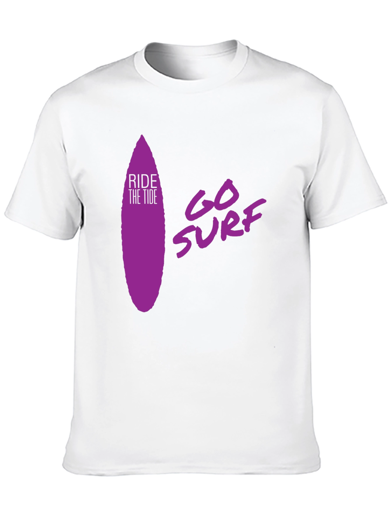 Ride the Tide Surf T-Shirt - Black