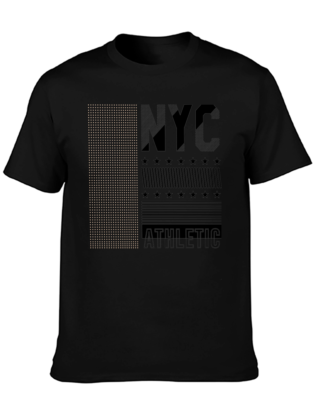 NYC Athletic Graphic Tee - Black