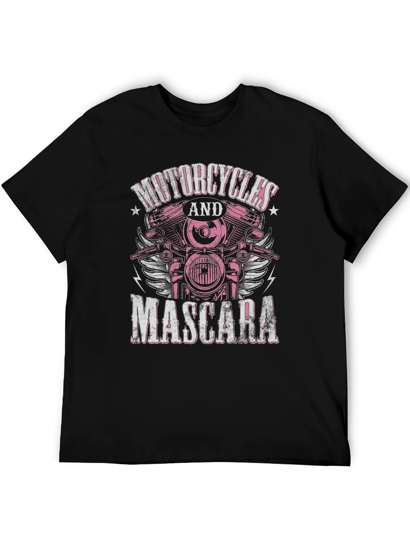 Motorcycles and Mascara Graphic Tee