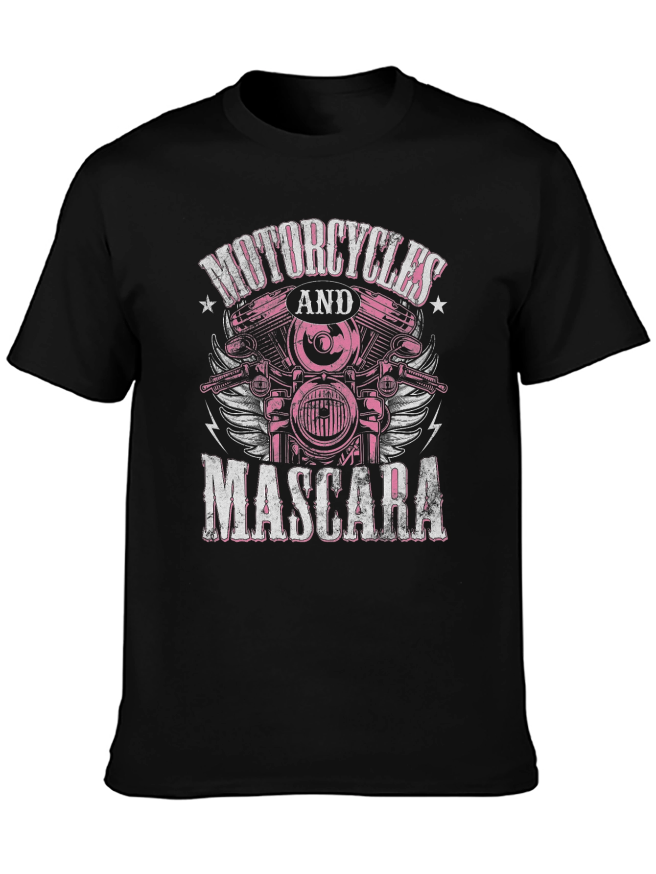 Motorcycles and Mascara Graphic Tee