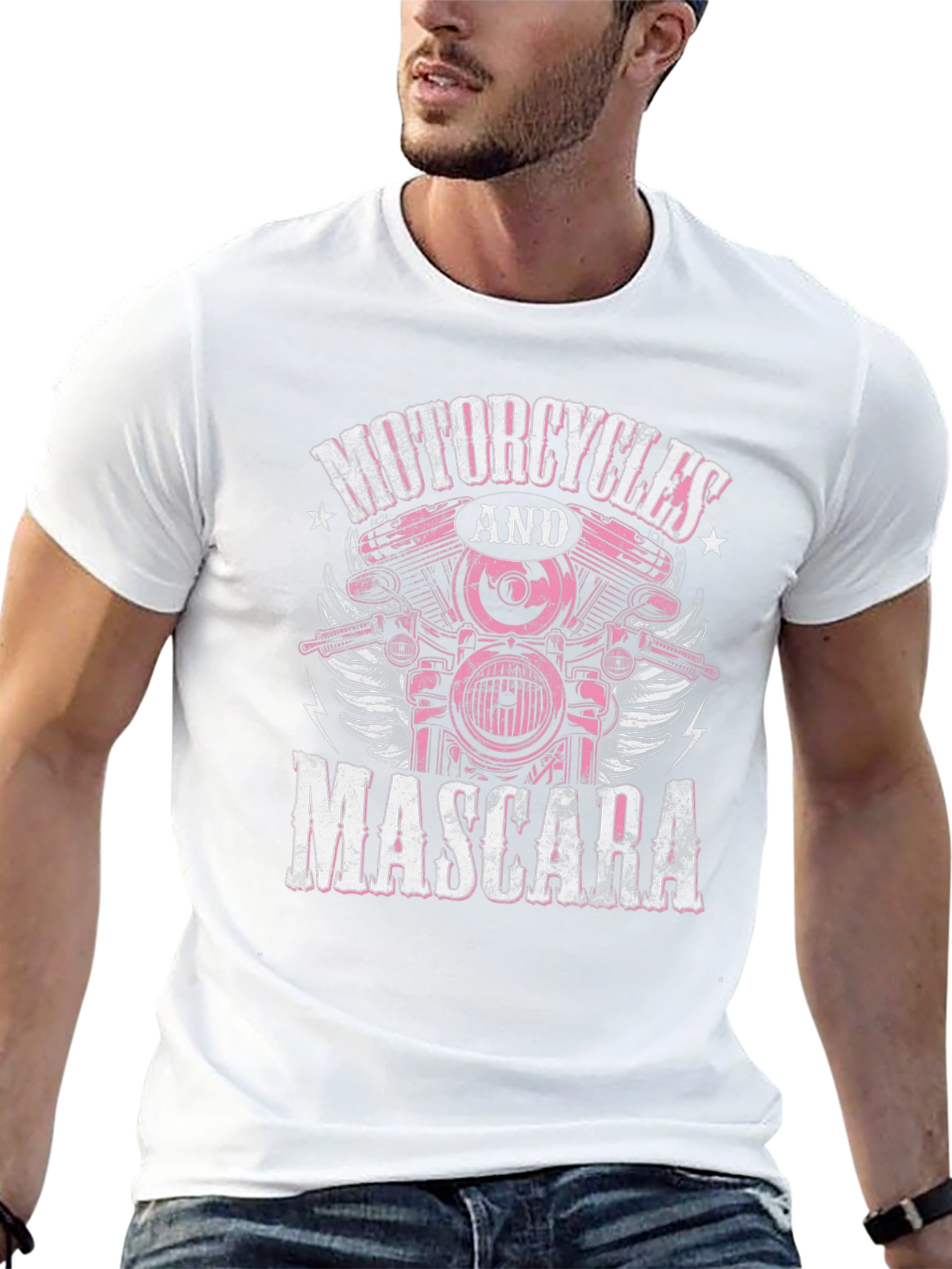 Motorcycles and Mascara Graphic Tee