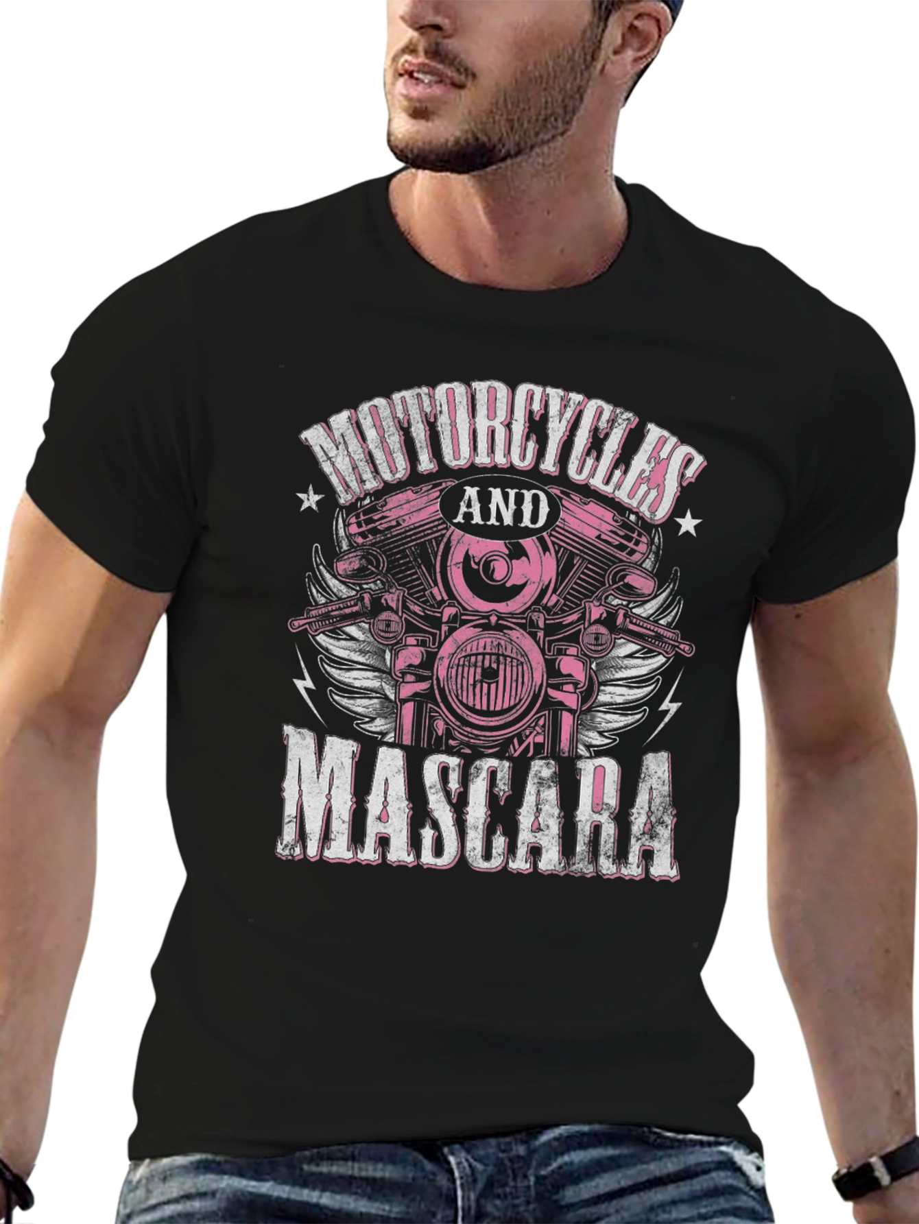 Motorcycles and Mascara Graphic Tee