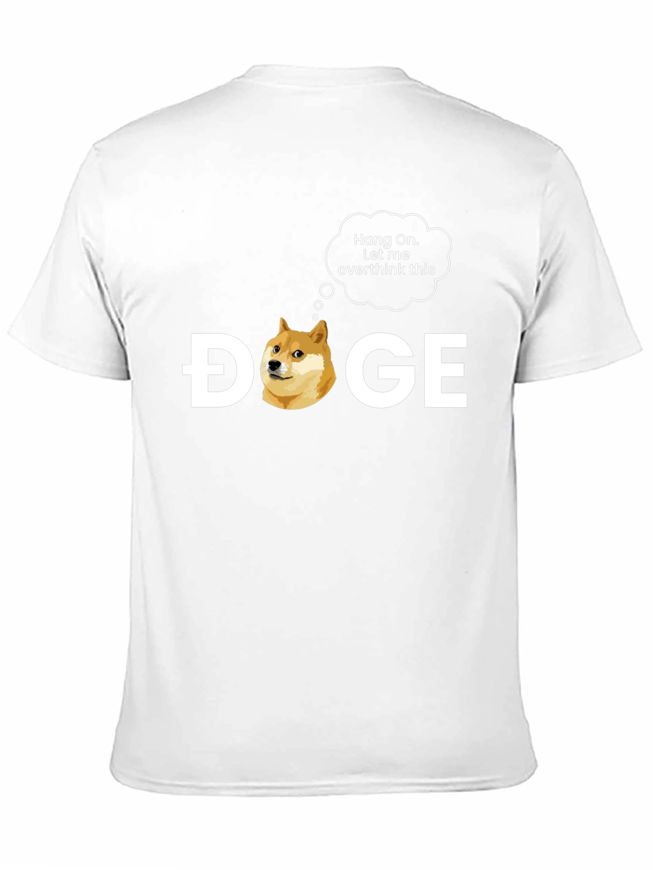 Doge Overthink Graphic T-Shirt - Meme Crypto Tee