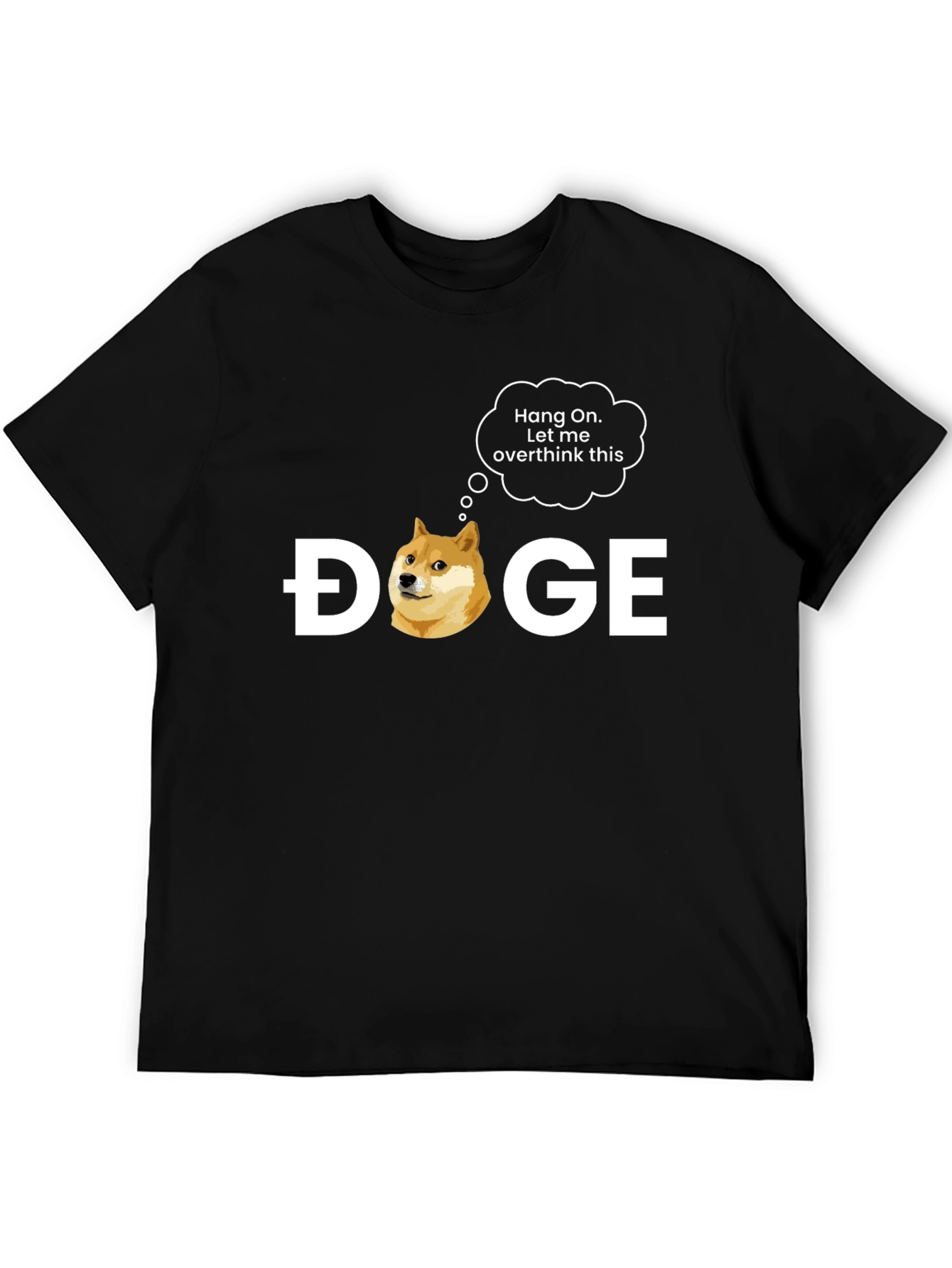 Doge Overthink Graphic T-Shirt - Meme Crypto Tee