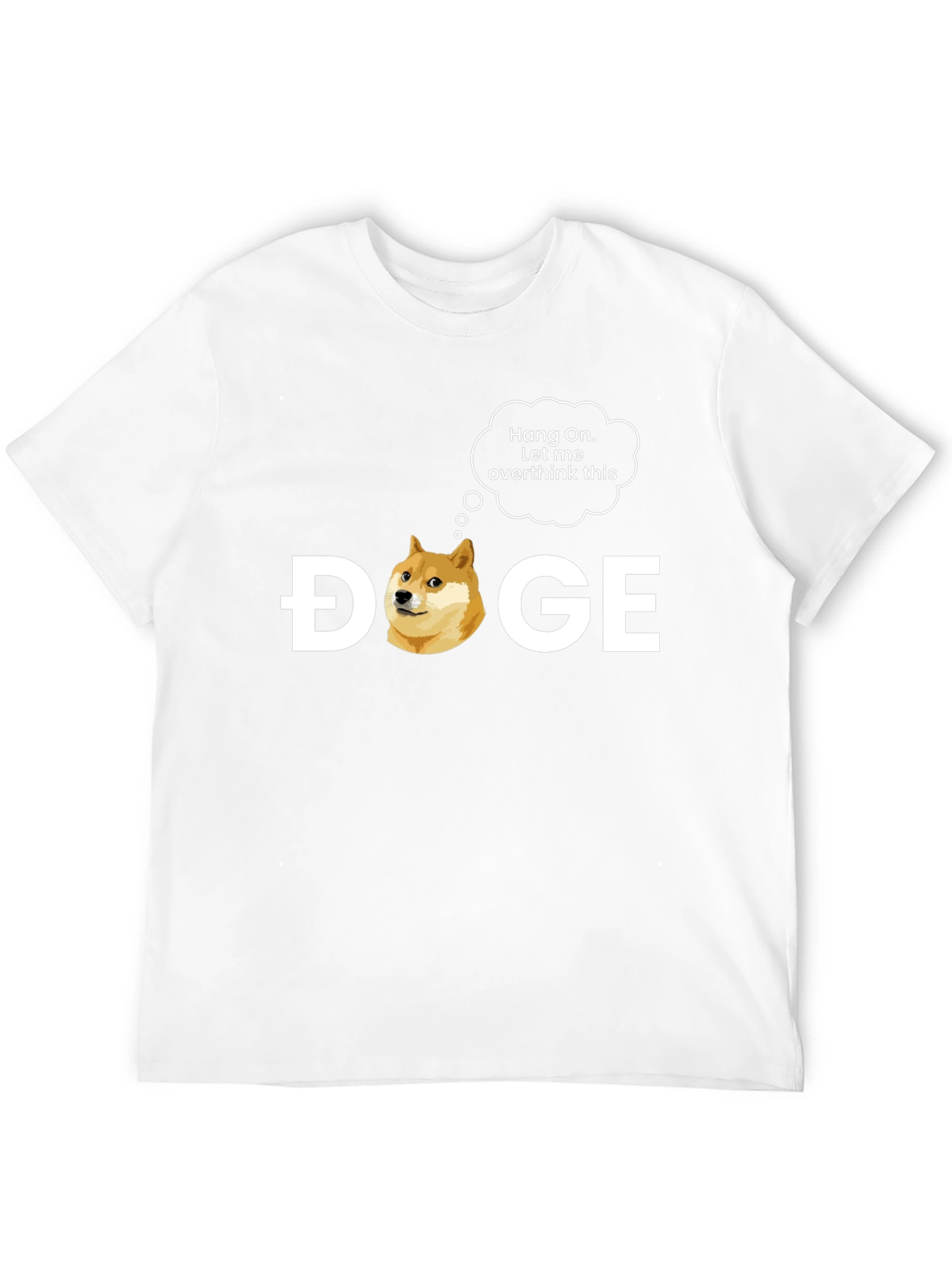 Doge Overthink Graphic T-Shirt - Meme Crypto Tee