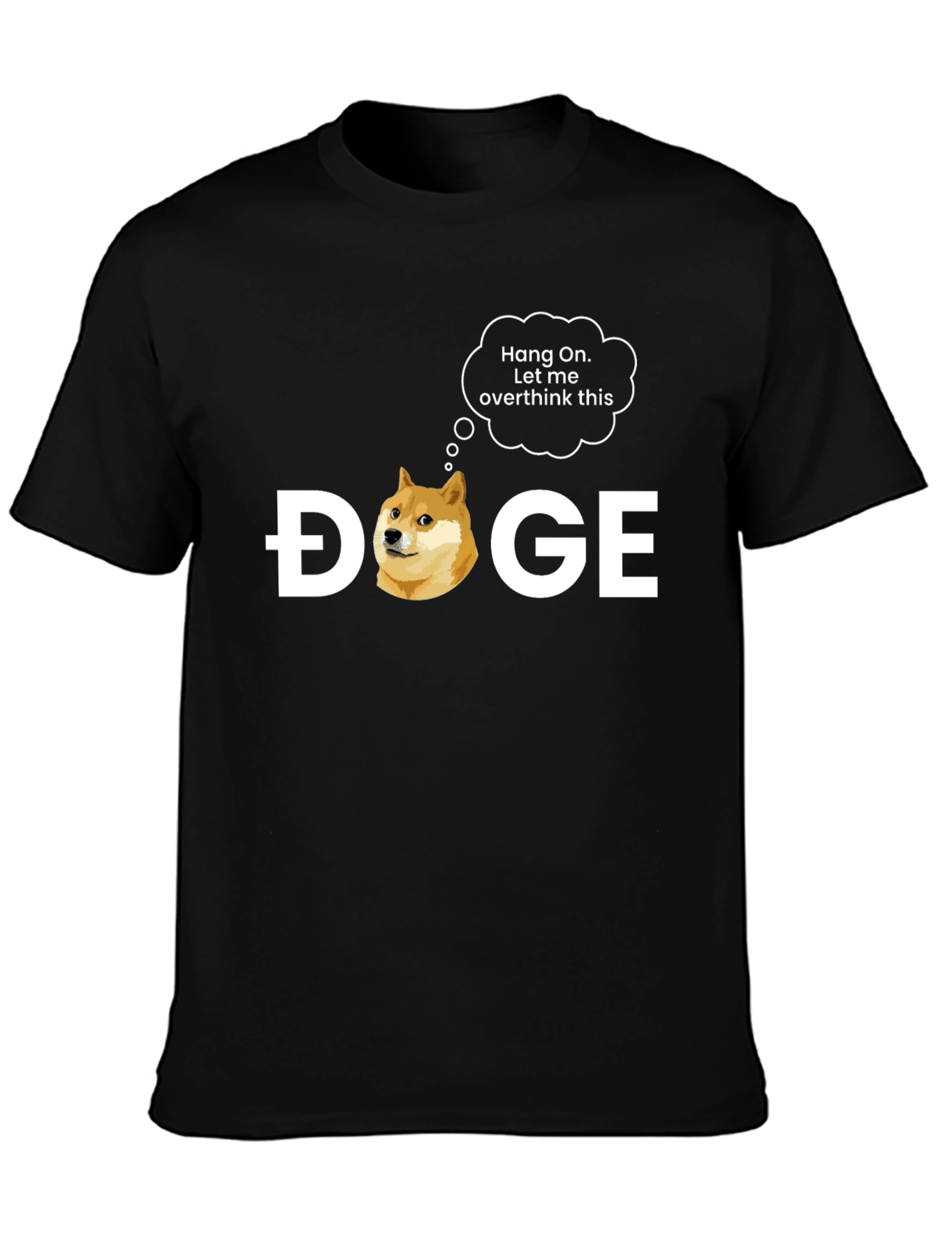Doge Overthink Graphic T-Shirt - Meme Crypto Tee