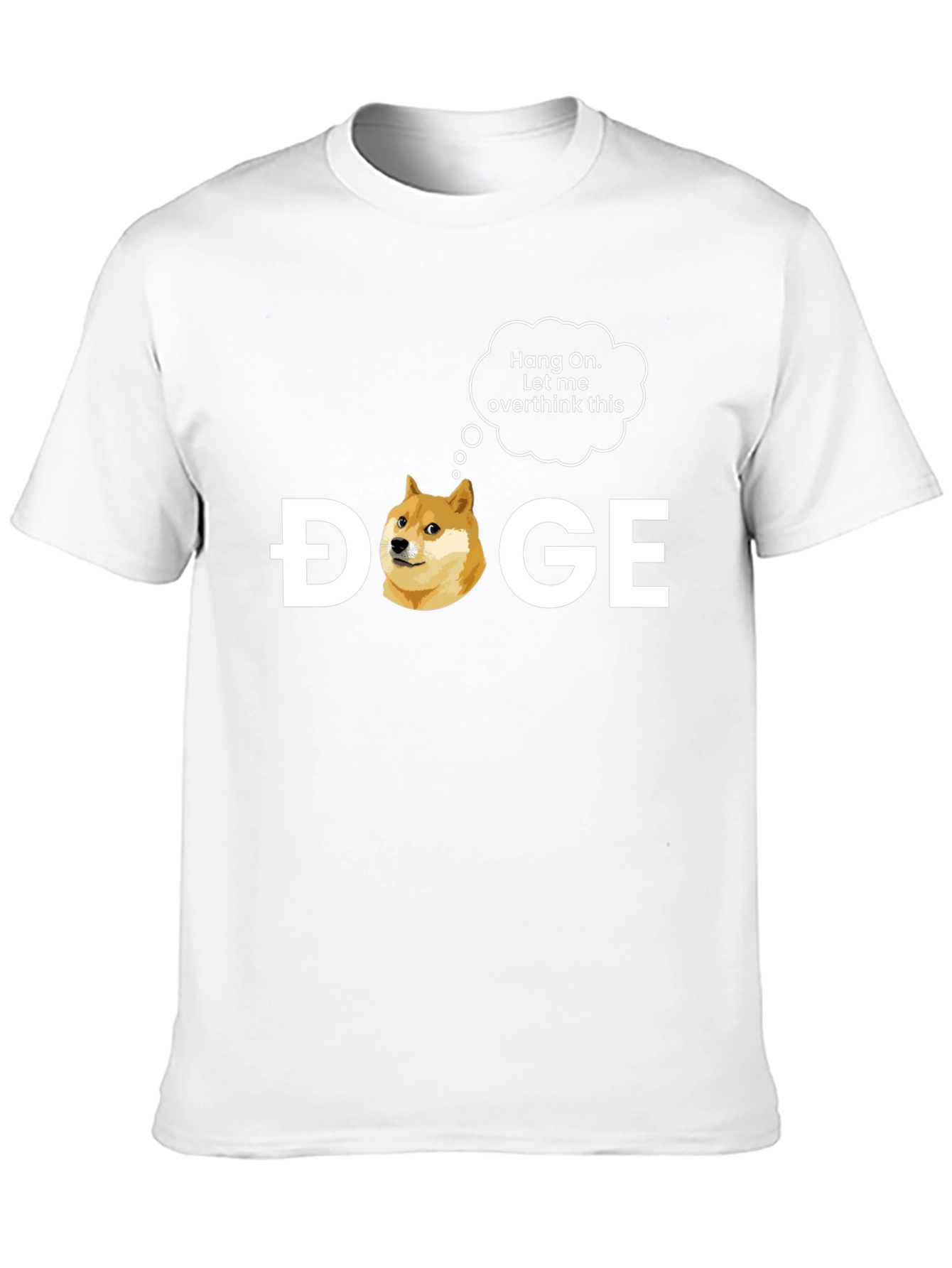 Doge Overthink Graphic T-Shirt - Meme Crypto Tee