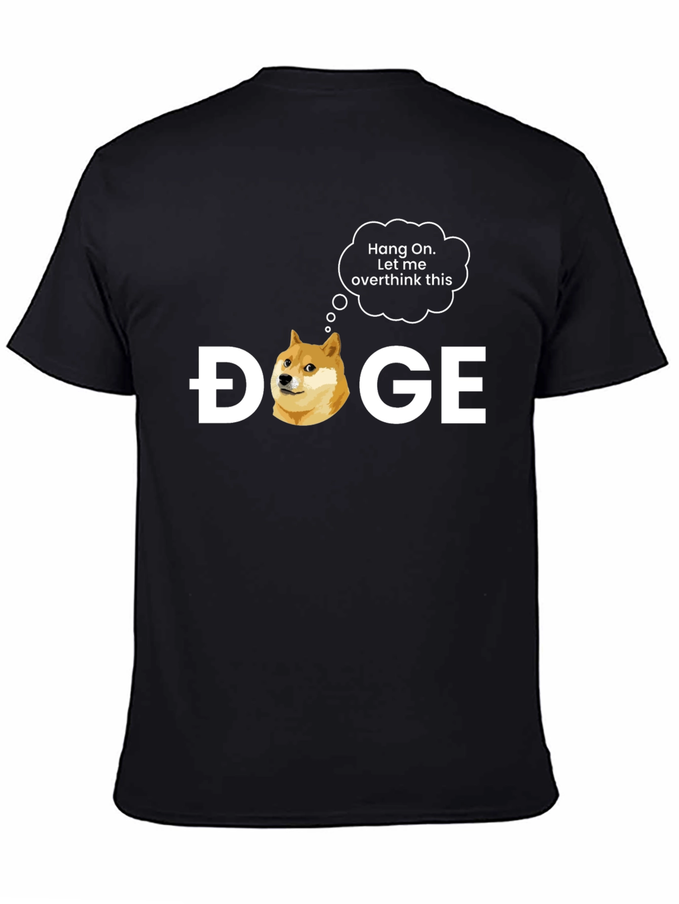 Doge Overthink Graphic T-Shirt - Meme Crypto Tee