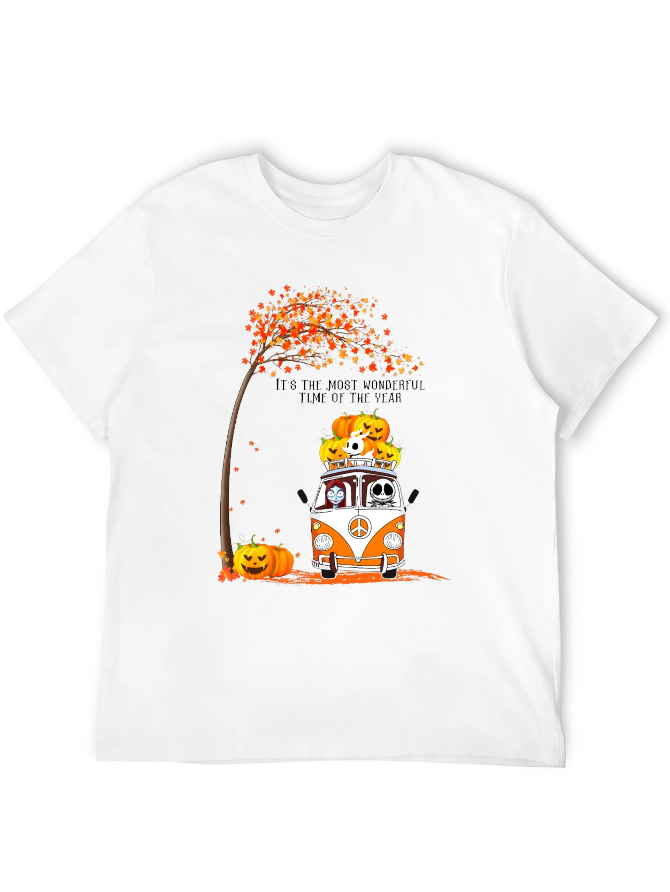 Halloween Pumpkin Van T-Shirt